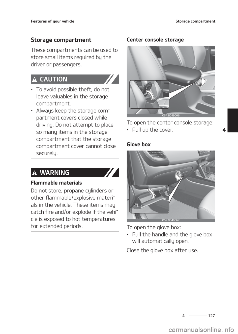 KIA SELTOS 2020  Owners Manual ���
�
�
��F�B�U�V�S�F�T��P�G��Z�P�V�S��W�F�I�J�D�M�F�4�U�P�S�B�H�F��D�P�N�Q�B�S�U�N�F�O�U
�4�U�P�S�B�H�F��D�P�N�Q�B�S�U�N�F�O�U
�5�I�F�T�F��D�P�N�Q�B�S�U�N�F�O�U�T��D�B�O��C�F��V�T�F�E�