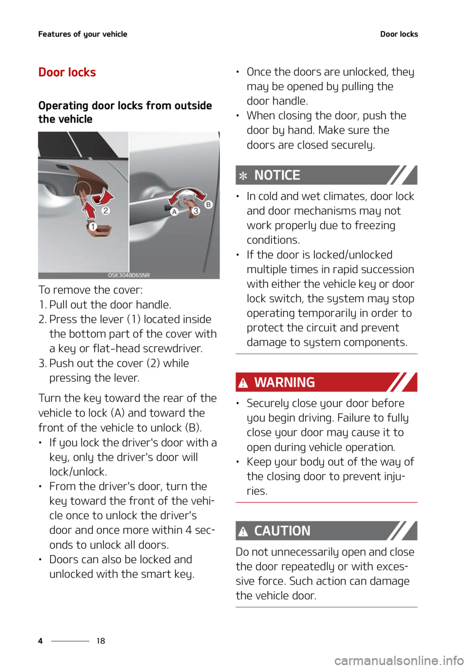 KIA SOUL 2022  Owners Manual ��F�B�U�V�S�F�T��P�G��Z�P�V�S��W�F�I�J�D�M�F
��
�
�%�P�P�S��M�P�D�L�T
�%�P�P�S��M�P�D�L�T
�0�Q�F�S�B�U�J�O�H��E�P�P�S��M�P�D�L�T��G�S�P�N��P�V�U�T�J�E�F�
�U�I�F��W�F�I�J�D�M�F
�5�P��S�