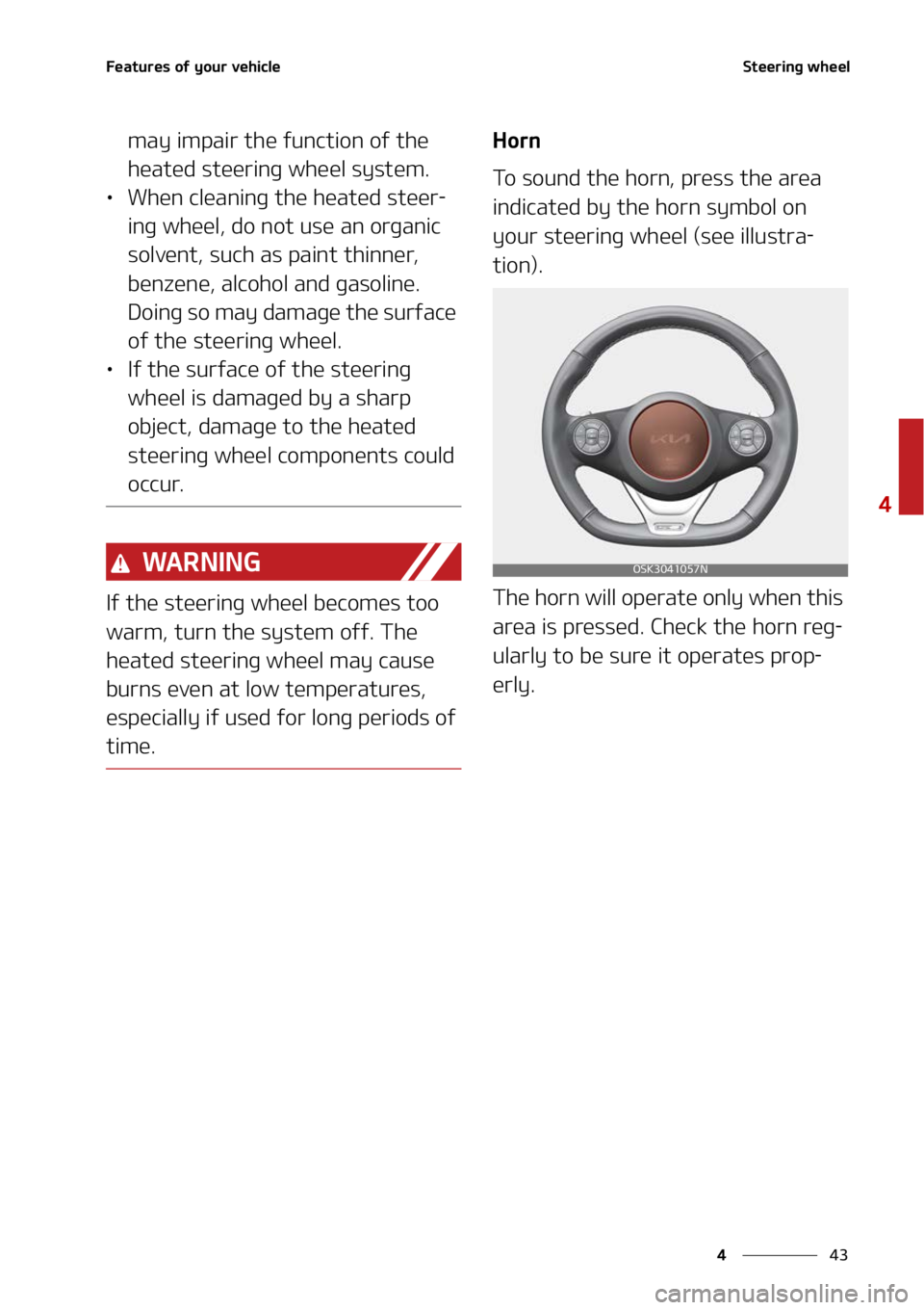 KIA SOUL 2022  Owners Manual ��
�
�
��F�B�U�V�S�F�T��P�G��Z�P�V�S��W�F�I�J�D�M�F�4�U�F�F�S�J�O�H��X�I�F�F�M
�N�B�Z��J�N�Q�B�J�S��U�I�F��G�V�O�D�U�J�P�O��P�G��U�I�F�
�I�F�B�U�F�E��T�U�F�F�S�J�O�H��X�I�F�F�M��T�Z�