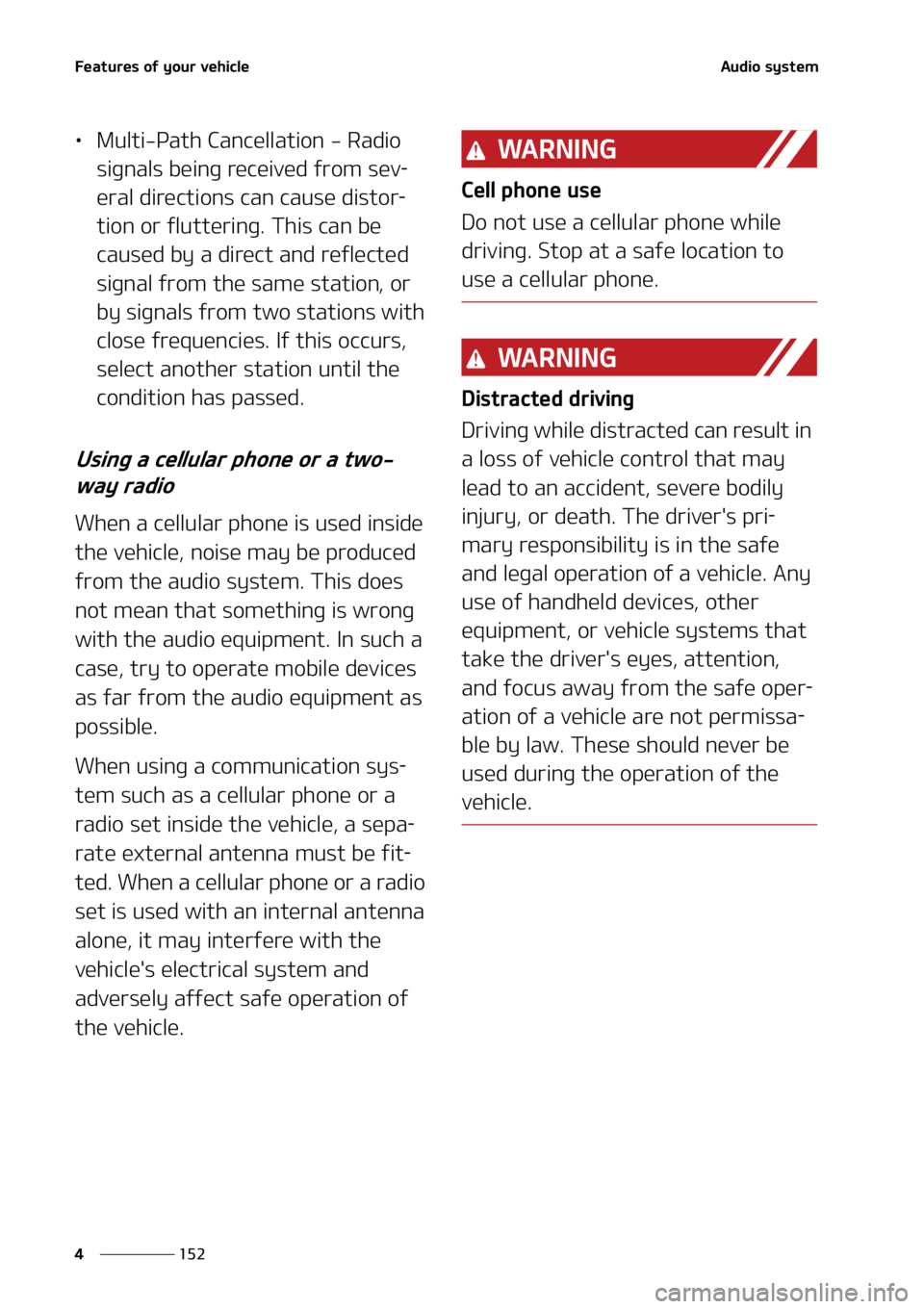 KIA SOUL 2022  Owners Manual ��F�B�U�V�S�F�T��P�G��Z�P�V�S��W�F�I�J�D�M�F
���
�
�"�V�E�J�P��T�Z�T�U�F�N
LÜ �.�V�M�U�J��1�B�U�I��$�B�O�D�F�M�M�B�U�J�P�O����3�B�E�J�P�
�T�J�H�O�B�M�T��C�F�J�O�H��S�F�D�F�J�W�F�E��
