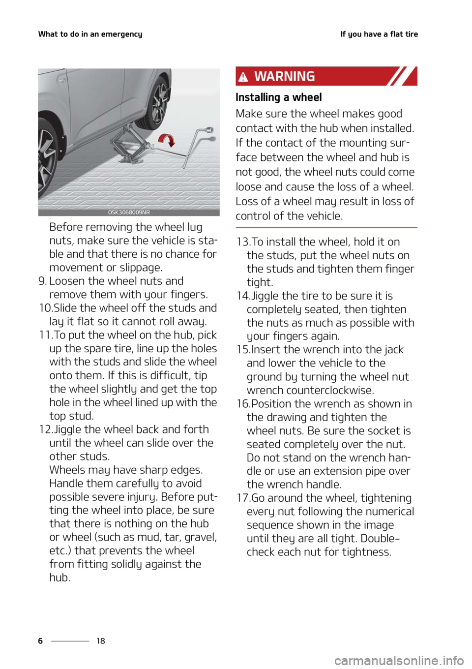 KIA SOUL 2022  Owners Manual �8�I�B�U��U�P��E�P��J�O��B�O��F�N�F�S�H�F�O�D�Z
��
�
�*�G��Z�P�V��I�B�W�F��B��G�M�B�U��U�J�S�F
�#�F�G�P�S�F��S�F�N�P�W�J�O�H��U�I�F��X�I�F�F�M��M�V�H�
�O�V�U�T�
��N�B�L�F��T�V�S�F�