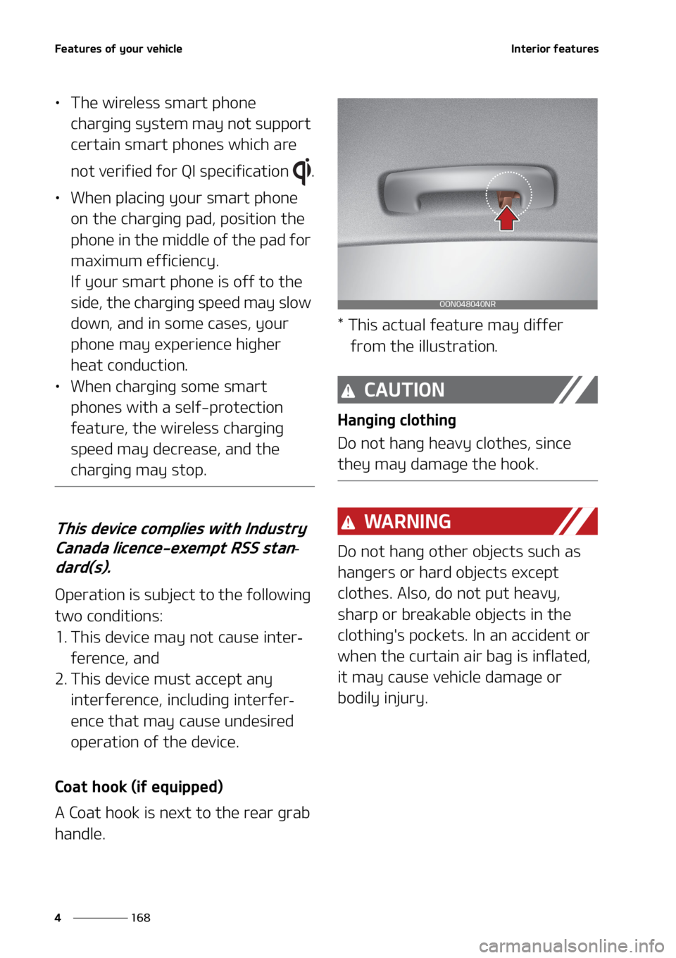 KIA TELLURIDE 2020  Owners Manual ��F�B�U�V�S�F�T��P�G��Z�P�V�S��W�F�I�J�D�M�F
��� �
�*�O�U�F�S�J�P�S��G�F�B�U�V�S�F�T
•�5�I�F��X�J�S�F�M�F�T�T��T�N�B�S�U��Q�I�P�O�F�
�D�I�B�S�H�J�O�H��T�Z�T�U�F�N��N�B�Z��O�P�U��T�V