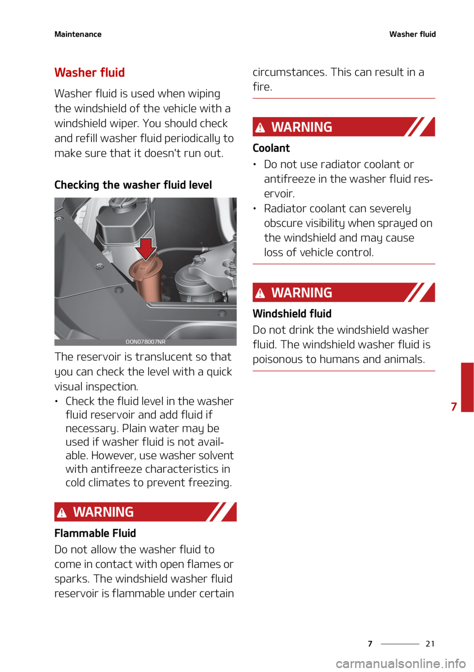 KIA TELLURIDE 2020  Owners Manual ��
�
�
�.�B�J�O�U�F�O�B�O�D�F�8�B�T�I�F�S��G�M�V�J�E
�8�B�T�I�F�S��G�M�V�J�E
�8�B�T�I�F�S��G�M�V�J�E��J�T��V�T�F�E��X�I�F�O��X�J�Q�J�O�H�
�U�I�F��X�J�O�E�T�I�J�F�M�E��P�G��U�I�F��W�F�I
