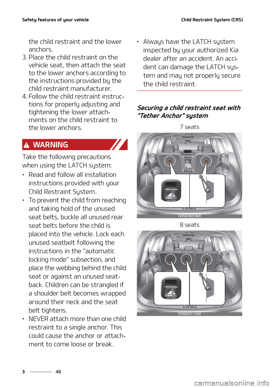 KIA TELLURIDE 2020 Manual PDF �4�B�G�F�U�Z��G�F�B�U�V�S�F�T��P�G��Z�P�V�S��W�F�I�J�D�M�F
�� �
�$�I�J�M�E��3�F�T�U�S�B�J�O�U��4�Z�T�U�F�N��	�$�3�4�

�U�I�F��D�I�J�M�E��S�F�T�U�S�B�J�O�U��B�O�E��U�I�F��M�P�X�F�S�
�B�