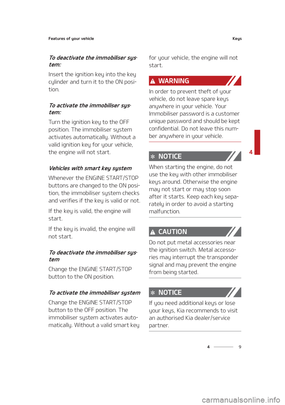 KIA SEDONA 2021  Owners Manual �
�
�
��F�B�U�V�S�F�T��P�G��Z�P�V�S��W�F�I�J�D�M�F�,�F�Z�T
�5�P��E�F�B�D�U�J�W�B�U�F��U�I�F��J�N�N�P�C�J�M�J�T�F�S��T�Z�T-
�U�F�N�
�*�O�T�F�S�U��U�I�F��J�H�O�J�U�J�P�O��L�F�Z��J�O�U�P�