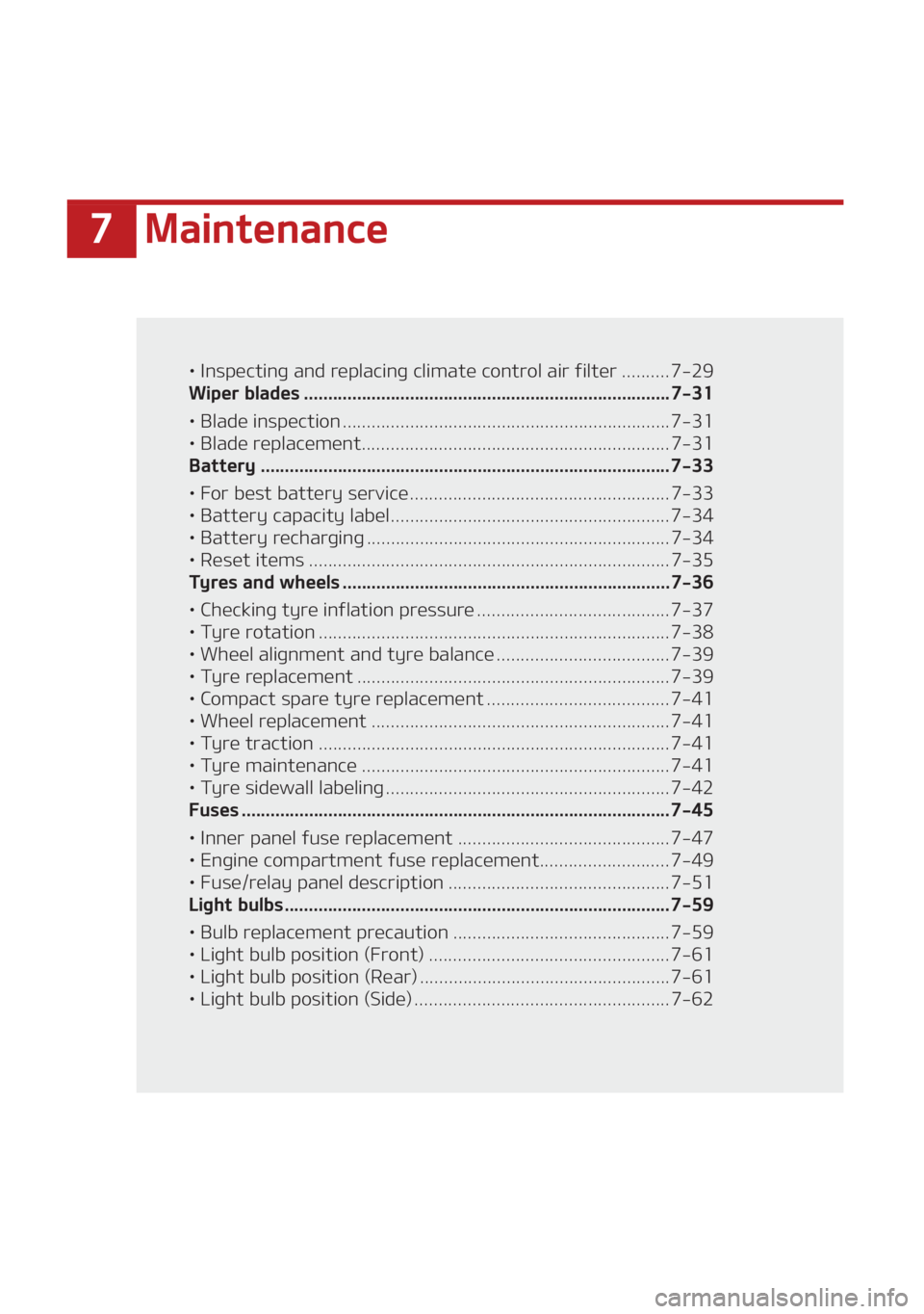 KIA SEDONA 2021  Owners Manual ��.�B�J�O�U�F�O�B�O�D�F
LÜ��*�O�T�Q�F�D�U�J�O�H��B�O�E��S�F�Q�M�B�D�J�O�H��D�M�J�N�B�U�F��D�P�O�U�S�P�M��B�J�S��G�J�M�U�F�S ���������� ����
�8�J�Q�F�S��C�M�B�E�F�T ������