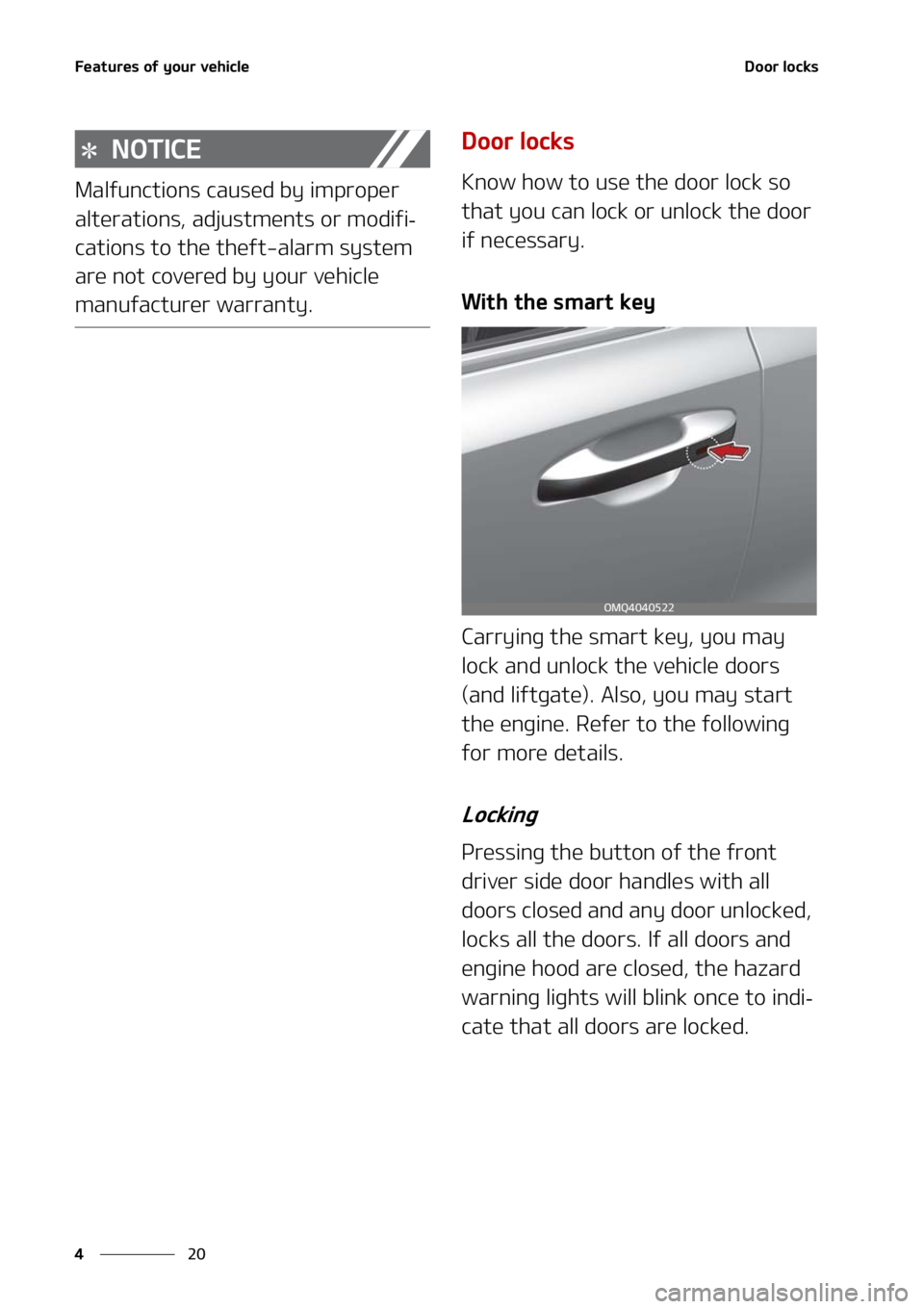 KIA SORENTO 2020  Owners Manual ��F�B�U�V�S�F�T��P�G��Z�P�V�S��W�F�I�J�D�M�F
��
�
�%�P�P�S��M�P�D�L�T
�/�0�5�*�$�&
�.�B�M�G�V�O�D�U�J�P�O�T��D�B�V�T�F�E��C�Z��J�N�Q�S�P�Q�F�S�
�B�M�U�F�S�B�U�J�P�O�T�
��B�E�K�V�T �U�N�F�