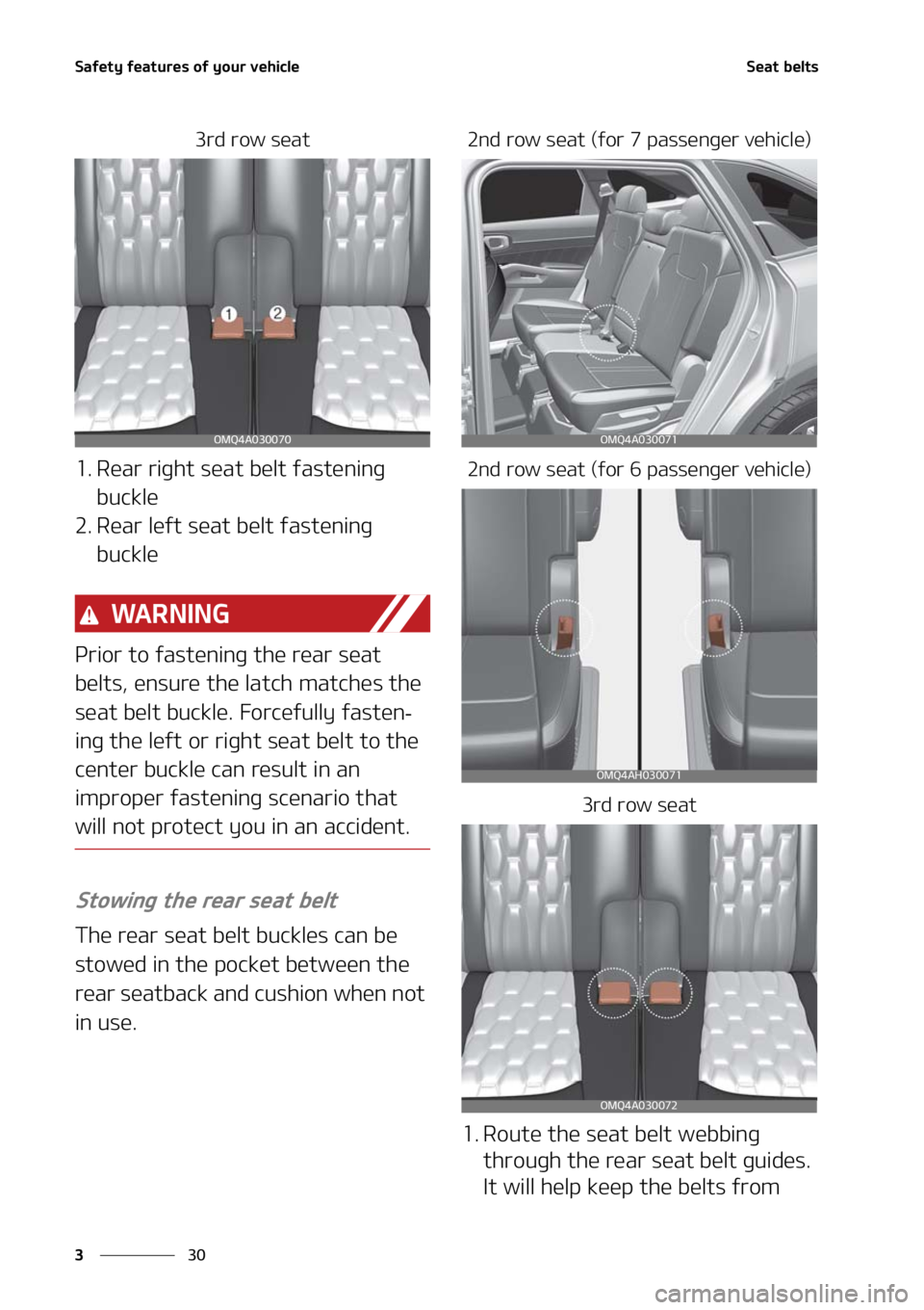 KIA SORENTO 2020 Workshop Manual �4�B�G�F�U�Z��G�F�B�U�V�S�F�T��P�G��Z�P�V�S��W�F�I�J�D�M�F
��
�
�4�F�B�U��C�F�M�U�T
��S�E��S�P�X��T�F�B�U
�� �3�F�B�S��S�J�H�I�U��T�F�B�U��C�F�M�U��G�B�T�U�F�O�J�O�H�
�C�V�D�L�M�F
�