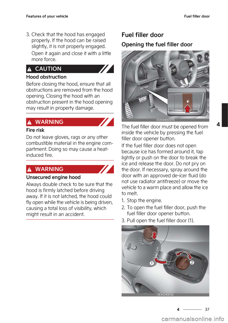 KIA STINGER 2023  Owners Manual ��
�
�
��F�B�U�V�S�F�T��P�G��Z�P�V�S��W�F�I�J�D�M�F��V�F�M��G�J�M�M�F�S��E�P�P�S
�� �$�I�F�D�L��U�I�B�U��U�I�F��I�P�P�E��I�B�T��F�O�H�B�H�F�E��Q�S�P�Q�F�S�M�Z���*�G��U�I�F��I�P�