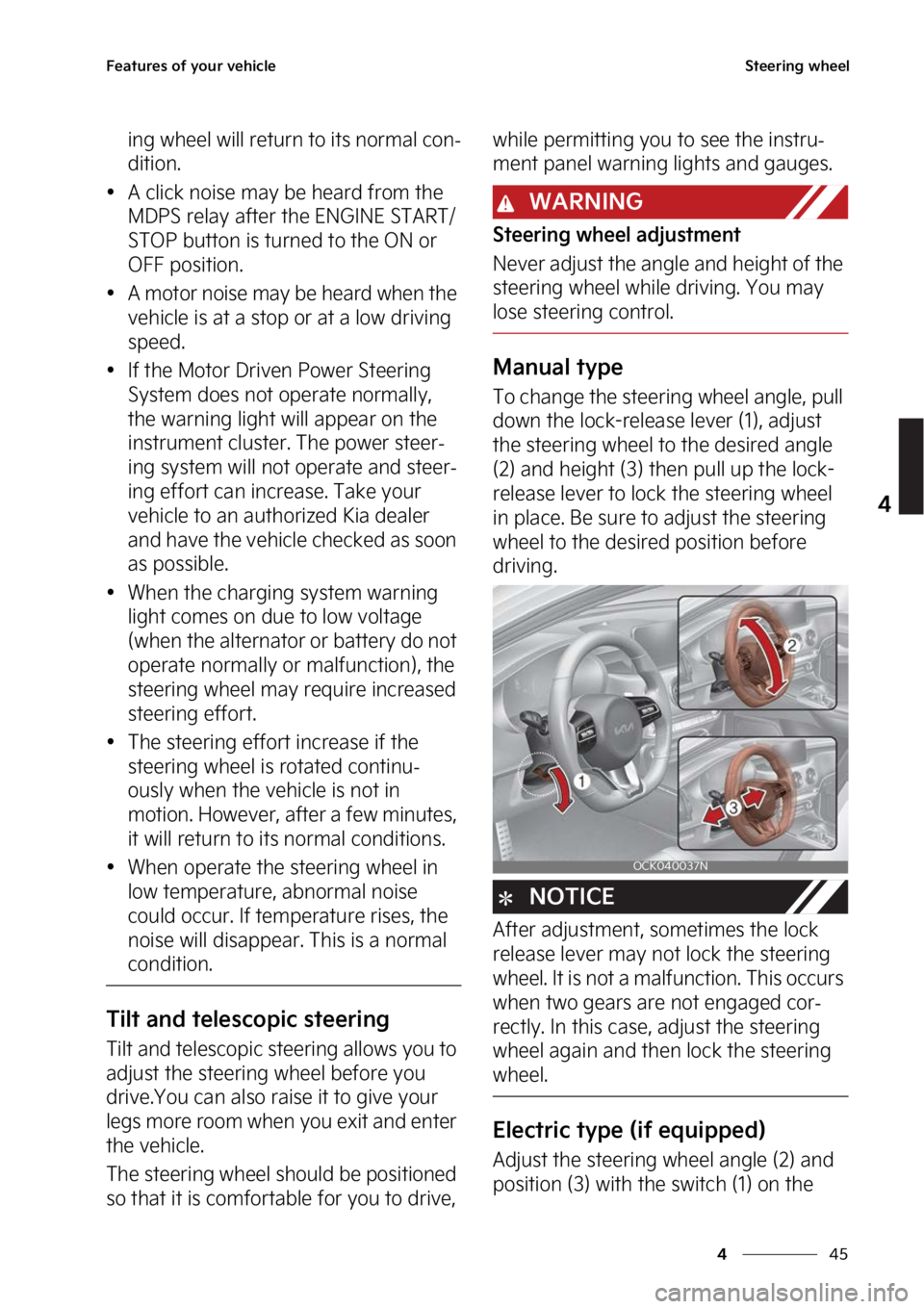 KIA STINGER 2023  Owners Manual ��
�
�
��F�B�U�V�S�F�T��P�G��Z�P�V�S��W�F�I�J�D�M�F�4�U�F�F�S�J�O�H��X�I�F�F�M
�J�O�H��X�I�F�F�M��X�J�M�M��S�F�U�V�S�O��U�P��J�U�T��O�P�S�N�B�M��D�P�O-
�E�J�U�J�P�O�
