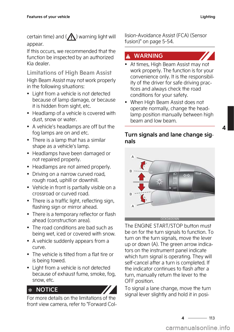 KIA STINGER 2023  Owners Manual ���
�
�
��F�B�U�V�S�F�T��P�G��Z�P�V�S��W�F�I�J�D�M�F�-�J�H�I�U�J�O�H
�D�F�S�U�B�J�O��U�J�N�F�
��B�O�E��	 �
��X�B�S�O�J�O�H��M�J�H�I�U��X�J�M�M�
�B�Q�Q�F�B�S�
�*�G��U�I�J�T��P�D�D�V�
