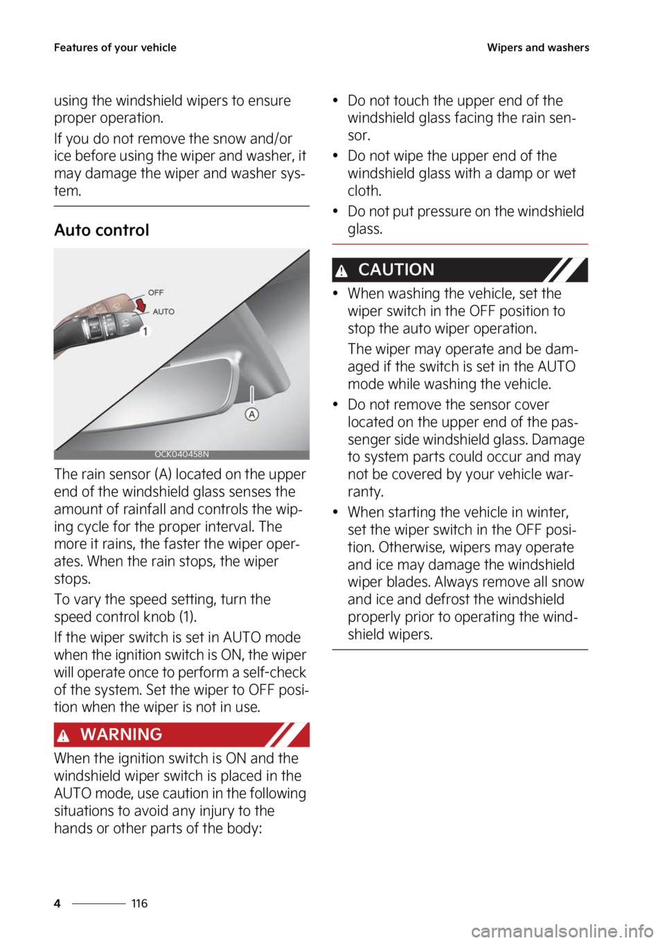 KIA STINGER 2023  Owners Manual ��F�B�U�V�S�F�T��P�G��Z�P�V�S��W�F�I�J�D�M�F
���
�
�8�J�Q�F�S�T��B�O�E��X�B�T�I�F�S�T
�V�T�J�O�H��U�I�F��X�J�O�E�T�I�J�F�M�E��X�J�Q�F�S�T��U�P��F�O�T�V�S�F�
�Q�S�P�Q�F�S��P�Q�F�S�B�U�