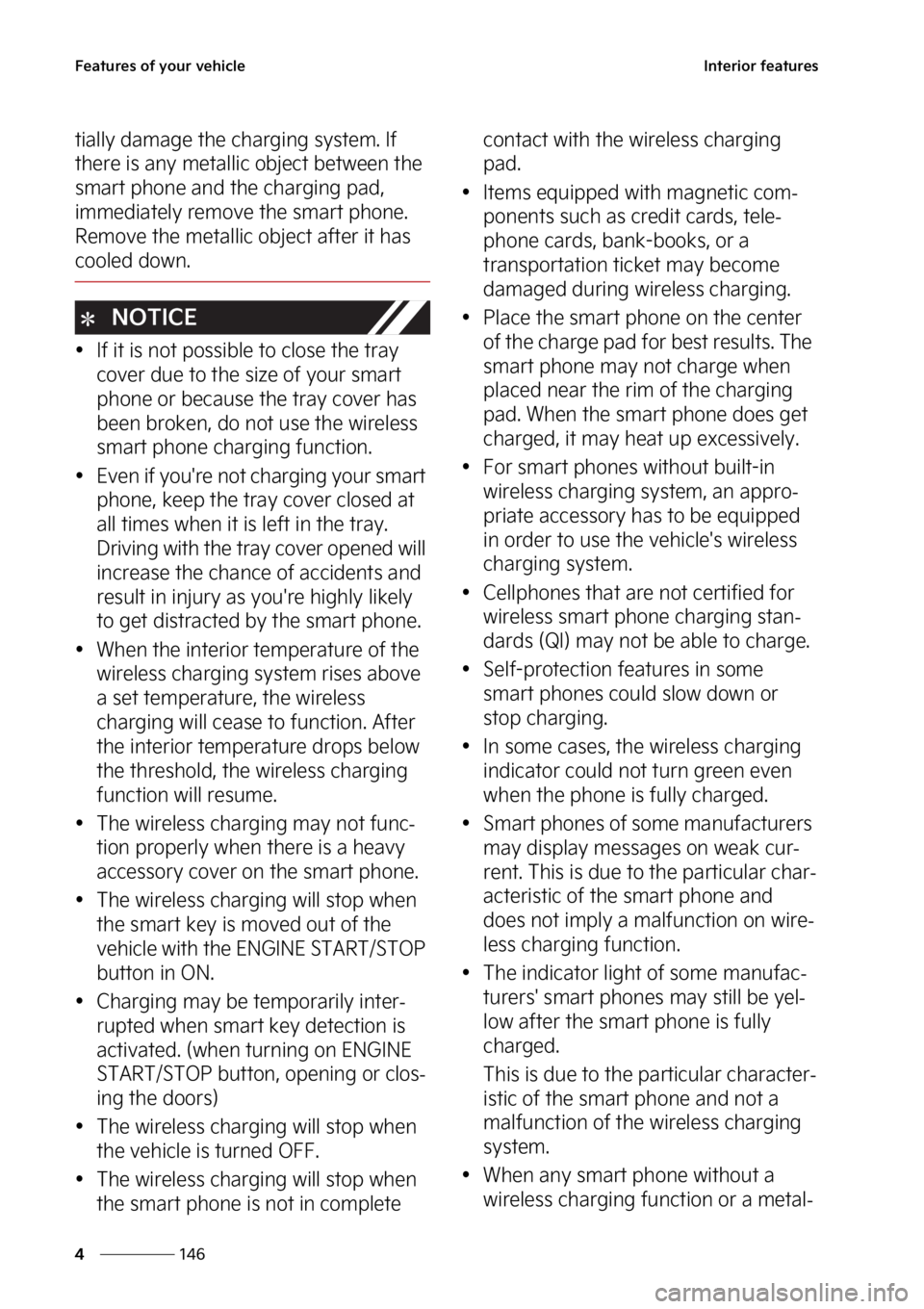 KIA STINGER 2023  Owners Manual ��F�B�U�V�S�F�T��P�G��Z�P�V�S��W�F�I�J�D�M�F
���
�
�*�O�U�F�S�J�P�S��G�F�B�U�V�S�F�T
�U�J�B�M�M�Z��E�B�N�B�H�F��U�I�F��D�I�B�S�H�J�O�H��T�Z�T�U�F�N���*�G�
�U�I�F�S�F��J�T��B�O�Z��N�