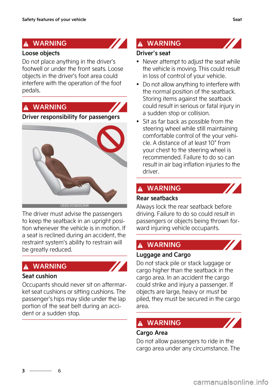 KIA STINGER 2023 Owners Manual �4�B�G�F�U�Z��G�F�B�U�V�S�F�T��P�G��Z�P�V�S��W�F�I�J�D�M�F
�
�
�4�F�B�U
�8�"�3�/�*�/�(
�-�P�P�T�F��P�C�K�F�D�U�T
�%�P��O�P�U��Q�M�B�D�F��B�O�Z�U�I�J�O�H��J�O��U�I�F��E�S�J�W�F�S��T�
�G�