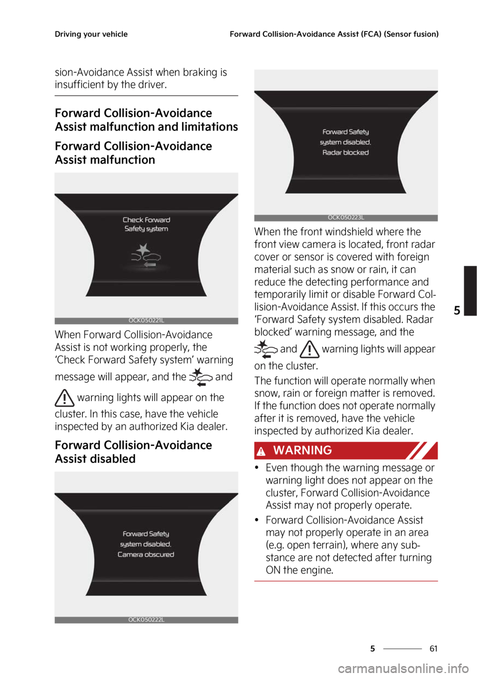 KIA STINGER 2023  Owners Manual ��
�
�
�%�S�J�W�J�O�H��Z�P�V�S��W�F�I�J�D�M�F��P�S�X�B�S�E��$�P�M�M�J�T�J�P�O��"�W�P�J�E�B�O�D�F��"�T�T�J�T�U��	��$�"�
��	�4�F�O�T�P�S��G�V�T�J�P�O�

�T�J�P�O��"�W�P�J�E�B�O�D�F��"�T�T