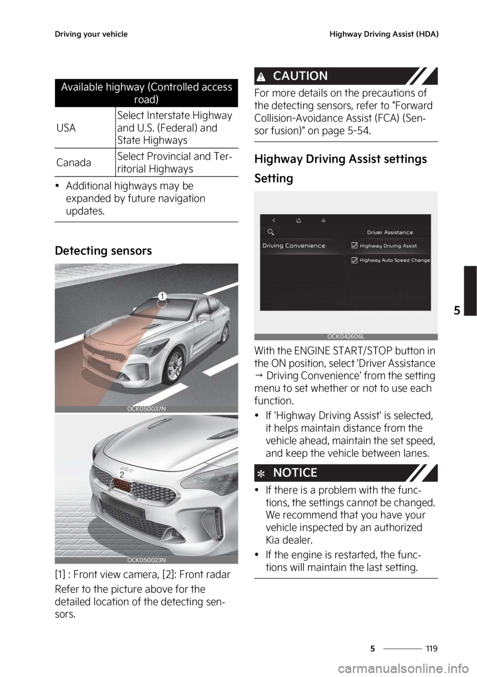 KIA STINGER 2023  Owners Manual ���
�
�
�%�S�J�W�J�O�H��Z�P�V�S��W�F�I�J�D�M�F�)�J�H�I�X�B�Z��%�S�J�W�J�O�H��"�T�T�J�T�U��	�)�%�"�

