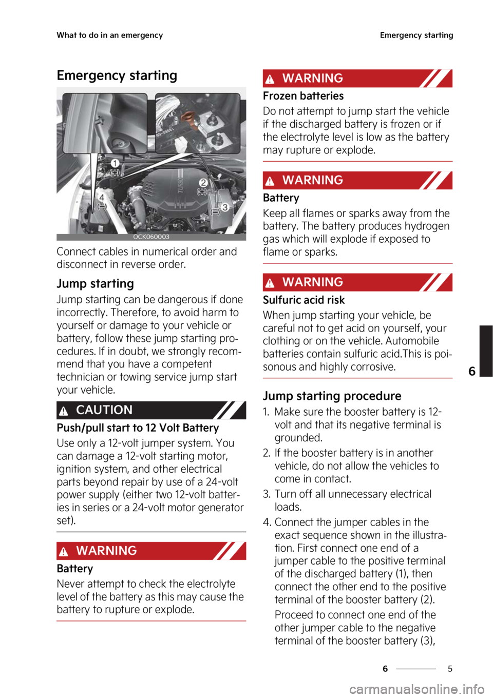 KIA STINGER 2023  Owners Manual �
�
�
�8�I�B�U��U�P��E�P��J�O��B�O��F�N�F�S�H�F�O�D�Z�&�N�F�S�H�F�O�D�Z��T�U�B�S�U�J�O�H
�&�N�F�S�H�F�O�D�Z��T�U�B�S�U�J�O�H
�$�P�O�O�F�D�U��D�B�C�M�F�T��J�O��O�V�N�F�S�J�D�B�M��P�S�E�F�