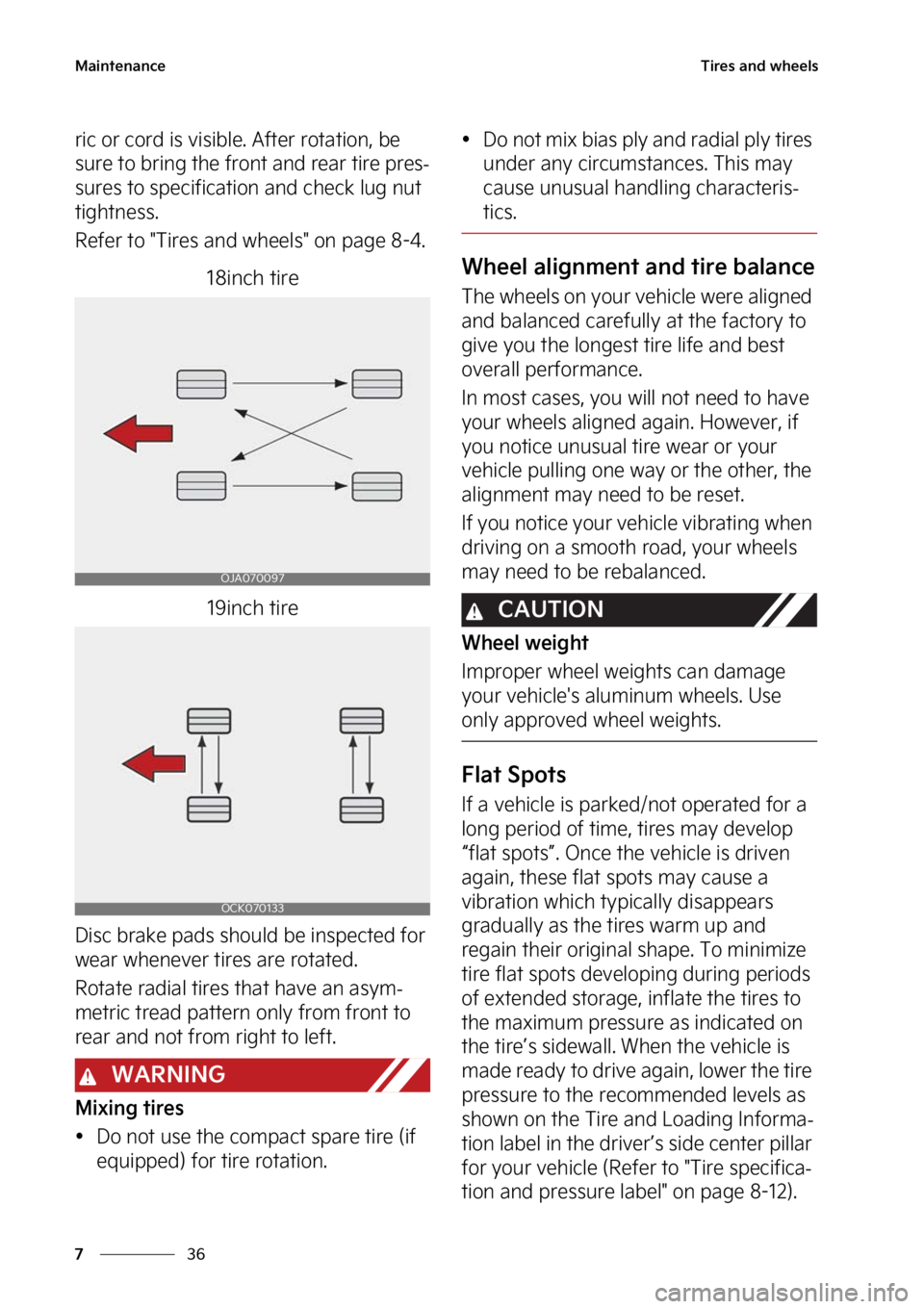 KIA STINGER 2023  Owners Manual �.�B�J�O�U�F�O�B�O�D�F
��
�
�5�J�S�F�T��B�O�E��X�I�F�F�M�T
�S�J�D��P�S��D�P�S�E��J�T��W�J�T�J�C�M�F ���"�G�U�F�S��S�P�U�B�U�J�P�O�
��C�F�
�T�V�S�F��U�P��C�S�J�O�H��U�I�F��G�S�P�O�U�