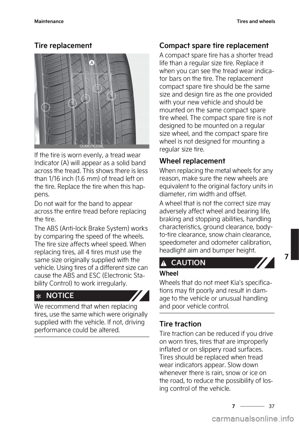 KIA STINGER 2023  Owners Manual ��
�
�
�.�B�J�O�U�F�O�B�O�D�F�5�J�S�F�T��B�O�E��X�I�F�F�M�T
�5�J�S�F��S�F�Q�M�B�D�F�N�F�O�U
�*�G��U�I�F��U�J�S�F��J�T��X�P�S�O��F�W�F�O�M�Z�
��B��U�S�F�B�E��X�F�B�S�
�*�O�E�J�D�B�U�P�S