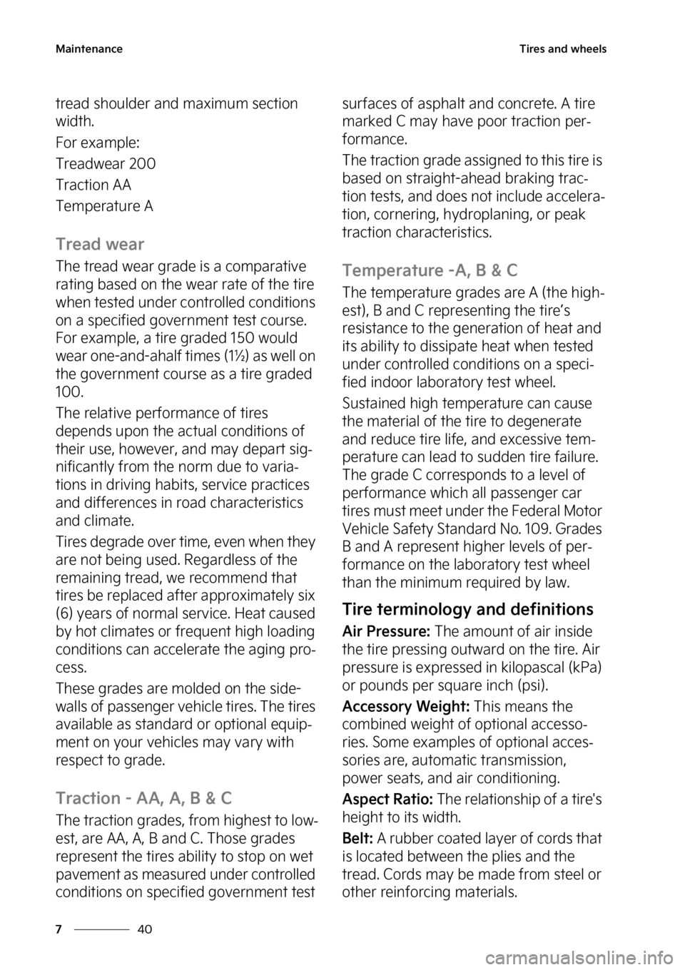 KIA STINGER 2023  Owners Manual �.�B�J�O�U�F�O�B�O�D�F
��
�
�5�J�S�F�T��B�O�E��X�I�F�F�M�T
�U�S�F�B�E��T�I�P�V�M�E�F�S��B�O�E��N�B�Y�J�N�V�N��T�F�D�U�J�P�O�
�X�J�E�U�I�
��P�S��F�Y�B�N�Q�M�F�
�5�S�F�B�E�X�F�B�S����
