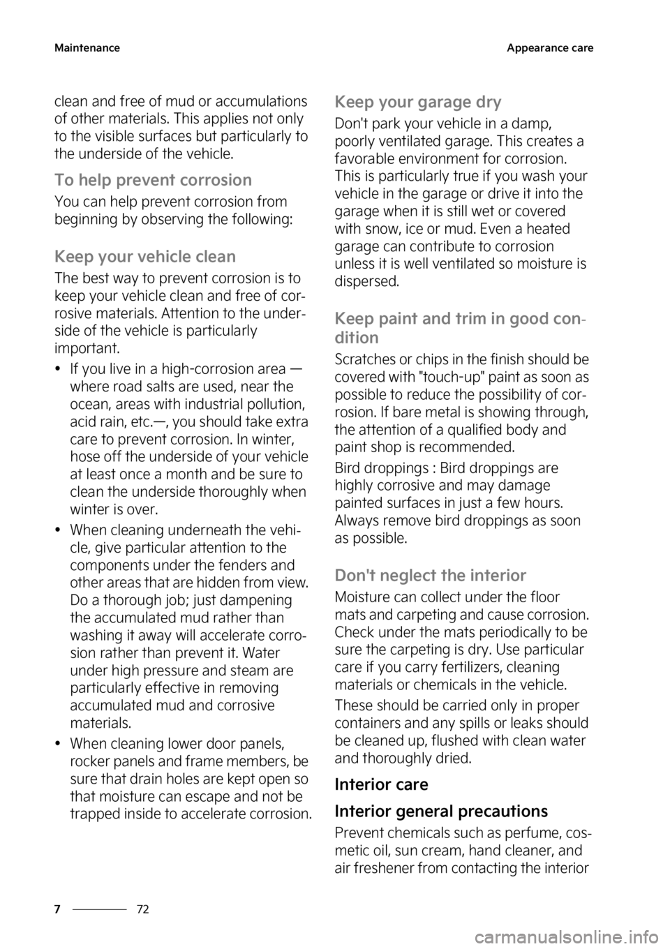 KIA STINGER 2023  Owners Manual �.�B�J�O�U�F�O�B�O�D�F
��
�
�"�Q�Q�F�B�S�B�O�D�F��D�B�S�F
�D�M�F�B�O��B�O�E��G�S�F�F��P�G��N�V�E��P�S��B�D�D�V�N�V�M�B�U�J�P�O�T�
�P�G��P�U�I�F�S��N�B�U�F�S�J�B�M�T���5�I�J�T��B�Q�Q�M�