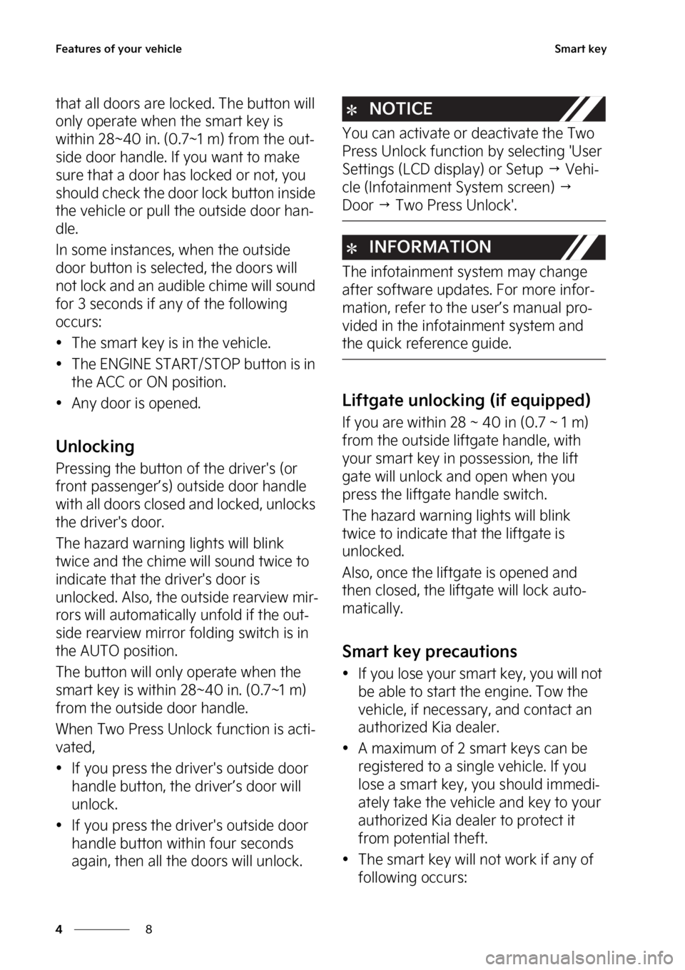KIA STINGER 2023 Manual Online ��F�B�U�V�S�F�T��P�G��Z�P�V�S��W�F�I�J�D�M�F
�
�
�4�N�B�S�U��L�F�Z
�U�I�B�U��B�M�M��E�P�P�S�T��B�S�F��M�P�D�L�F�E���5�I�F��C�V�U�U�P�O��X�J�M�M�
�P�O�M�Z��P�Q�F�S�B�U�F��X�I�F�O��U�