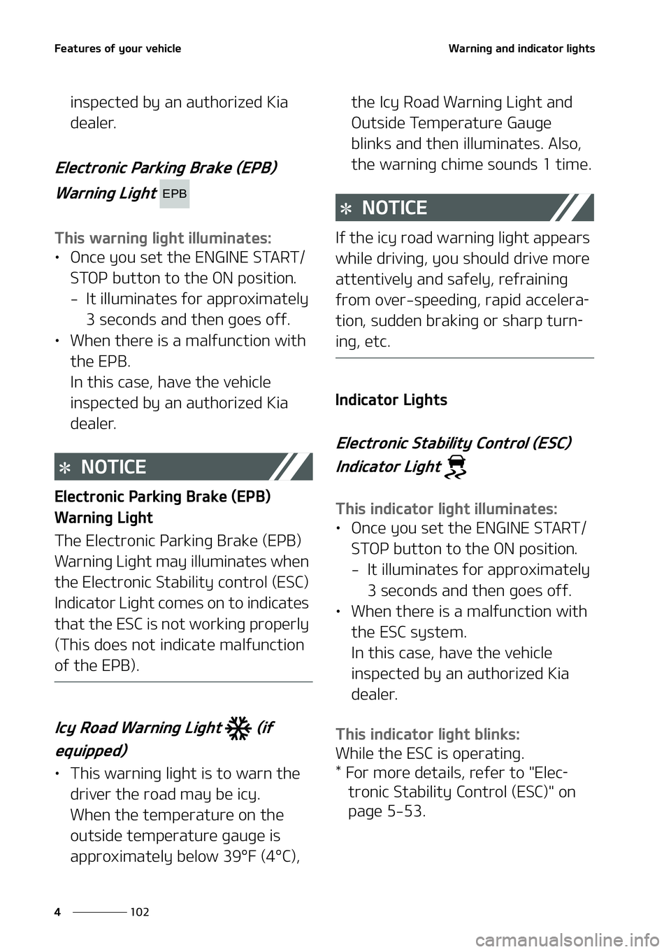 KIA STINGER 2022  Owners Manual ��F�B�U �V�S�F�T� �P�G��Z �P�V �S��W �F�I�J�D�M�F
���
�
�8 �B�S�O�J�O�H ��B�O�E� �J�O�E�J�D�B�U�P�S ��M�J�H�I�U�T
�J�O�T�Q�F�D�U�F�E��C�Z��B�O��B�V �U�I�P�S�J�[�F�E��,�J�B�
�E�F�B�M�F�