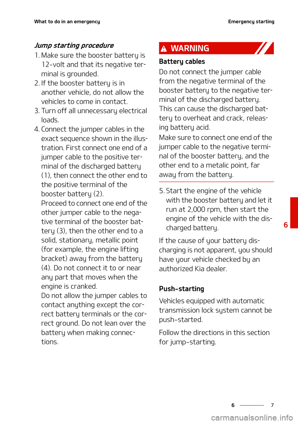 KIA STINGER 2022  Owners Manual �
�
�
�8�I�B�U ��U�P� �E�P��J�O� �B�O� �F�N �F�S�H�F�O�D�Z�&�N �F�S�H�F�O�D�Z ��T�U�B�S�U�J�O�H
�+ �V�N�Q ��T�U�B�S�U�J�O�H ��Q�S�P�D�F�E�V �S�F
�� �.�B�L�F��T�V�S�F��U�I�F��C�P�P�T�U�