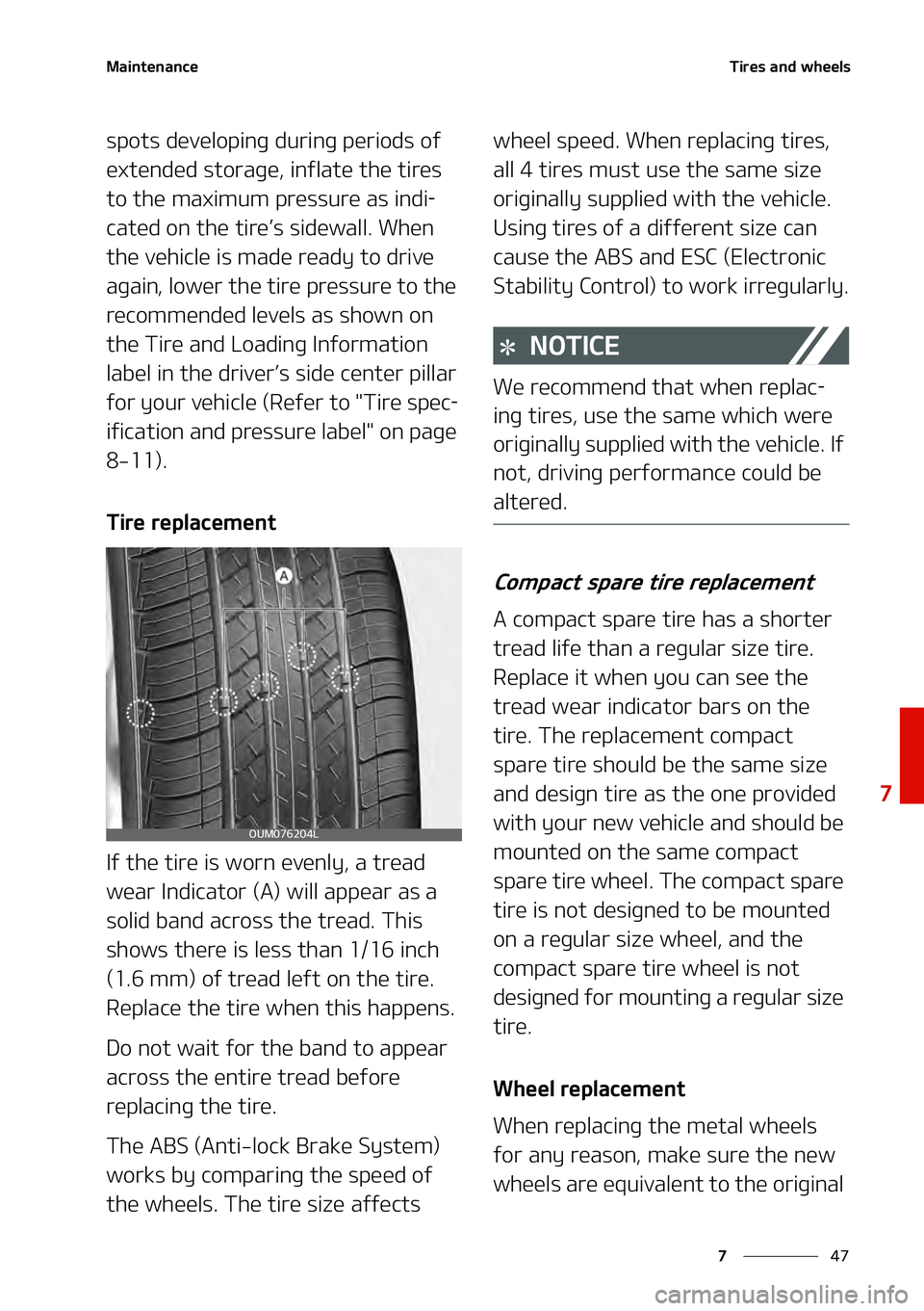 KIA STINGER 2022  Owners Manual ��
�
�
�. �B�J�O�U�F�O�B�O�D�F�5�J�S�F�T ��B�O�E ��X �I�F�F�M�T
�T�Q�P�U�T��E�F�W�F�M�P�Q�J�O�H��E�V�S�J�O�H��Q�F�S�J�P�E�T��P�G�
�F�Y�U�F�O�E�F�E��T�U�P�S�B�H�F�
��J�O�G�M�B�U�F��U�I�F�