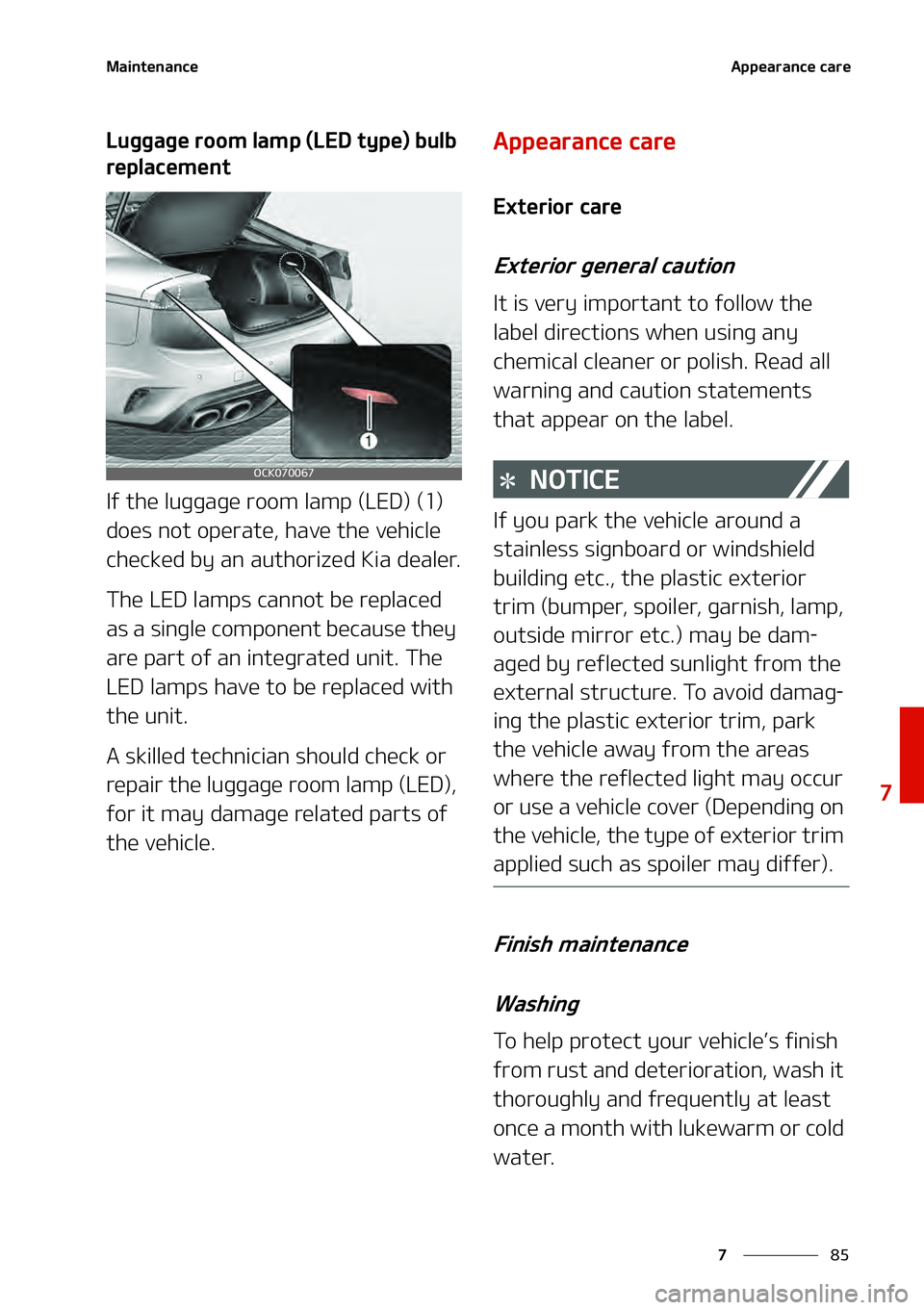 KIA STINGER 2022  Owners Manual ��
�
�
�.�B�J�O�U�F�O�B�O�D�F�"�Q�Q�F�B�S�B�O�D�F� �D�B�S�F
�-�V�H�H�B�H�F� �S�P�P�N��M�B �N �Q��	�- �&�%� �U�Z �Q�F �
��C �V �M�C �
�S�F�Q�M�B�D�F�N �F�O�U
�*�G��U�I�F��M�V�H�H�B�H�F��S