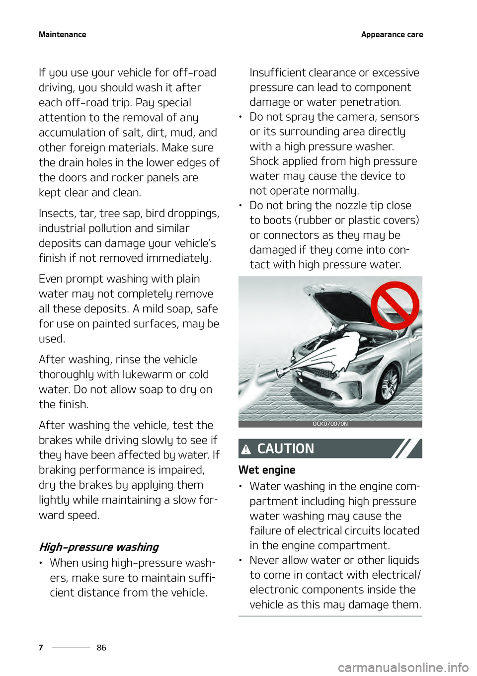 KIA STINGER 2022  Owners Manual �.�B�J�O�U�F�O�B�O�D�F
��
�
�" �Q�Q�F�B�S�B�O�D�F� �D�B�S�F
�*�G��Z�P�V��V�T�F��Z�P�V�S��W�F�I�J�D�M�F��G�P�S��P�G�G��S�P�B�E�
�E�S�J�W�J�O�H�
��Z�P�V��T�I�P�V�M�E��X�B�T�I��J�U��B�G�