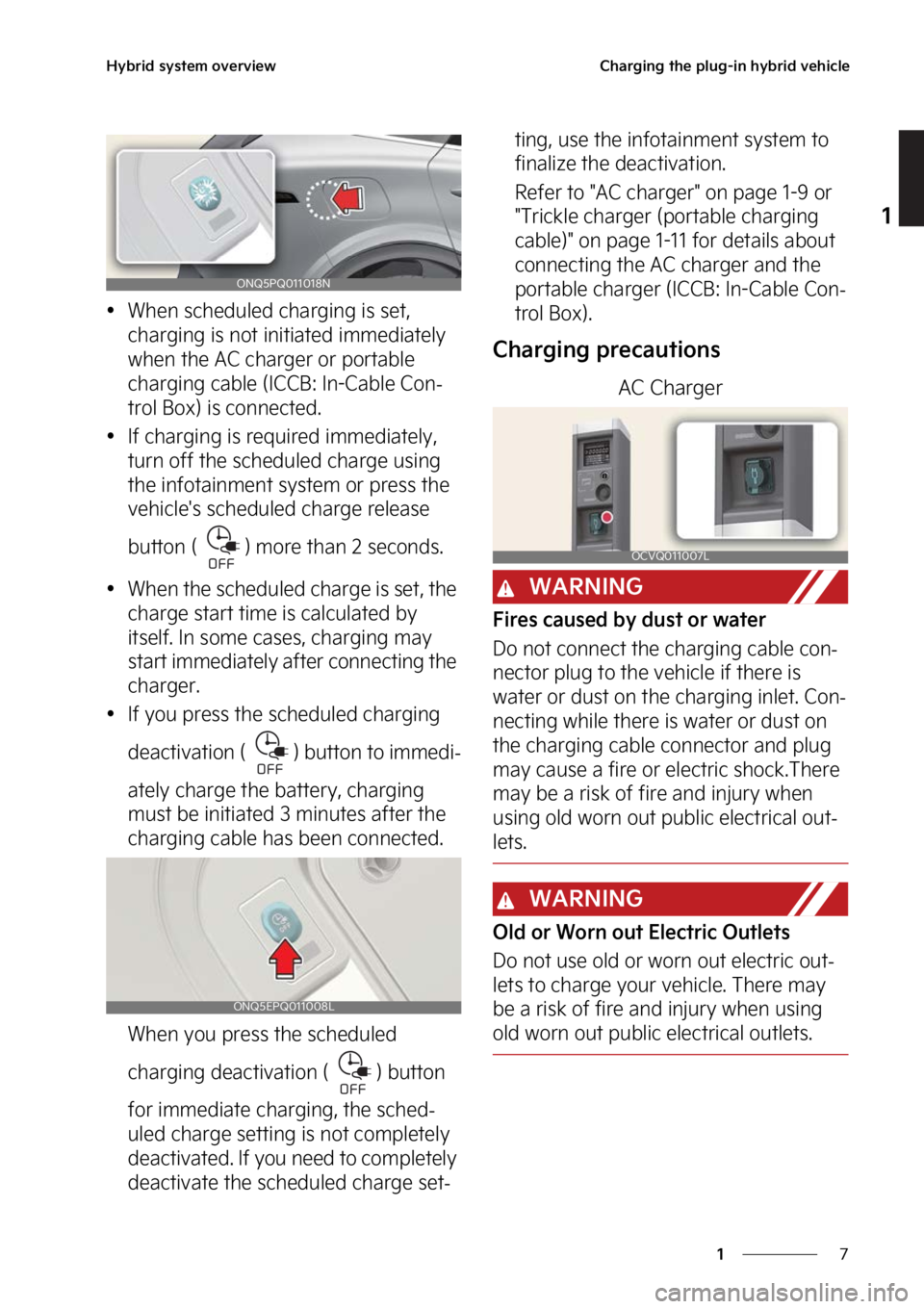 KIA SPORTAGE PHEV 2023 User Guide �
�
�
�)�Z�C�S�J�E��T�Z�T�U�F�N��P�W�F�S�W�J�F�X�$�I�B�S�H�J�O�H��U�I�F��Q�M�V�H��J�O��I�Z�C�S�J�E��W�F�I�J�D�M�F
