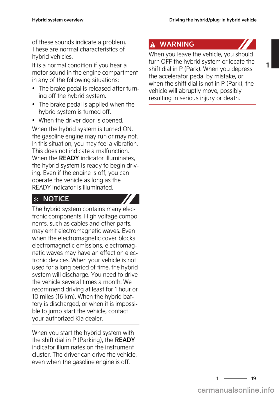 KIA SPORTAGE PHEV 2023 Owners Manual ��
�
�
�)�Z�C�S�J�E��T�Z�T�U�F�N��P�W�F�S�W�J�F�X�%�S�J�W�J�O�H��U�I�F��I�Z�C�S�J�E��Q�M�V�H��J�O��I�Z�C�S�J�E��W�F�I�J�D�M�F
�P�G��U�I�F�T�F��T�P�V�O�E�T��J�O�E�J�D�B�U�F��B��Q�S�P�C