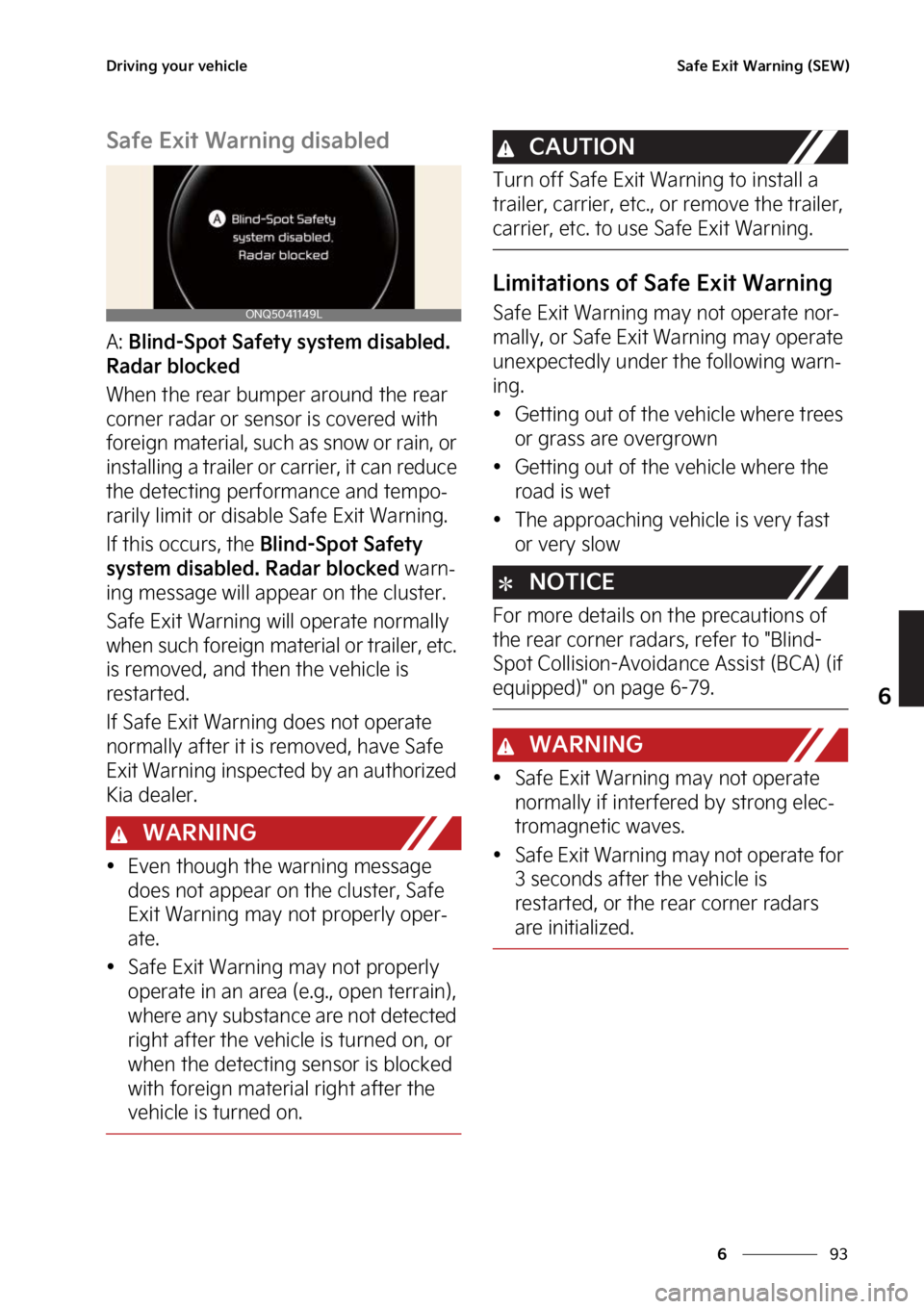 KIA SPORTAGE PHEV 2023  Owners Manual ��
�
�
�%�S�J�W�J�O�H��Z�P�V�S��W�F�I�J�D�M�F�4�B�G�F��&�Y�J�U��8�B�S�O�J�O�H��	�4�&�8�

�4�B�G�F��&�Y�J�U��8�B�S�O�J�O�H��E�J�T�B�C�M�F�E
�"���#�M�J�O�E��4�Q�P�U��4�B�G�F�U�Z��T�Z�T�