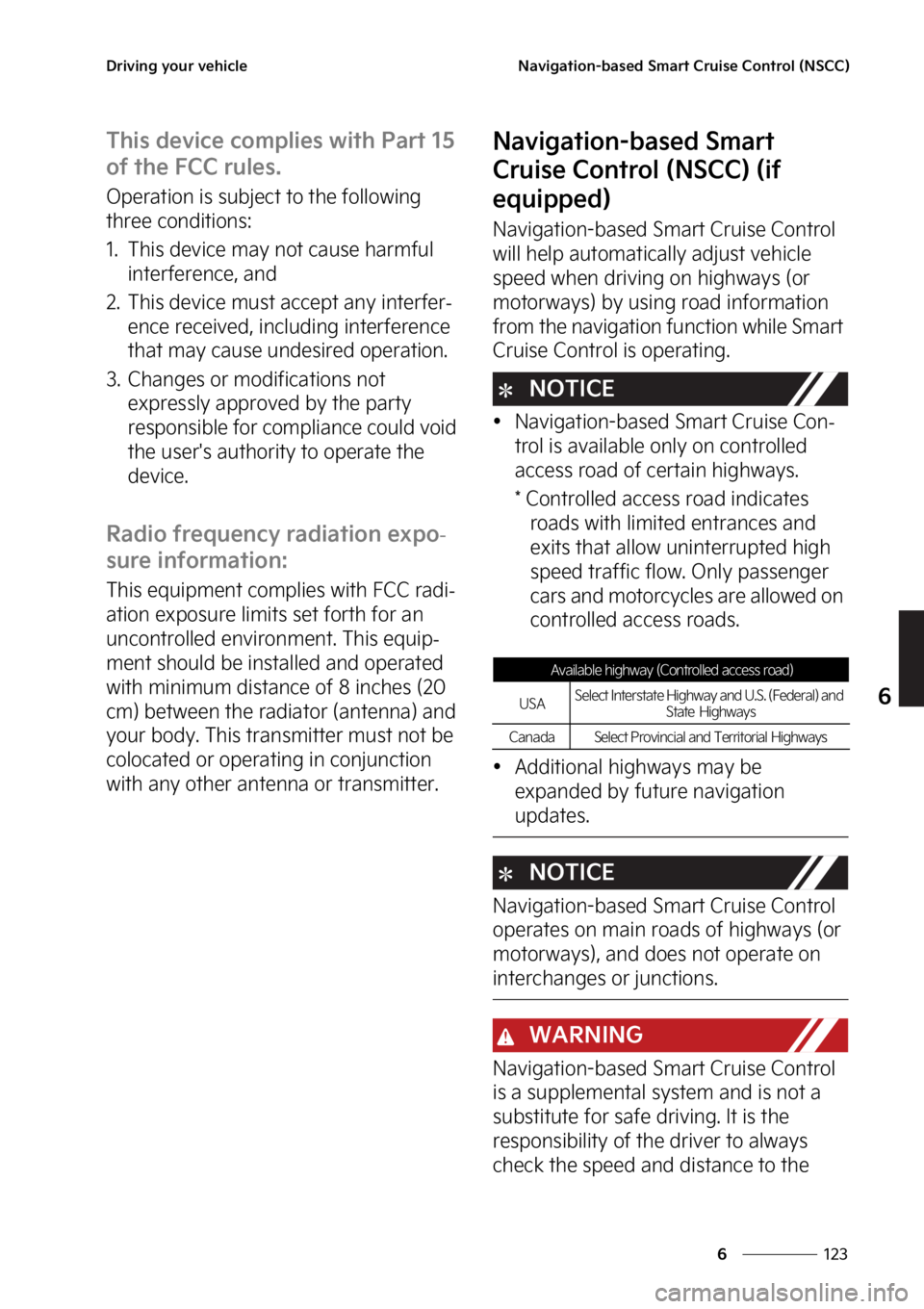 KIA SPORTAGE PHEV 2023  Owners Manual ���
�
�
�%�S�J�W�J�O�H��Z�P�V�S��W�F�I�J�D�M�F�/�B�W�J�H�B�U�J�P�O��C�B�T�F�E��4�N�B�S�U��$�S�V�J�T�F��$�P�O�U�S�P�M��	�/�4�$�$�

�5�I�J�T��E�F�W�J�D�F��D�P�N�Q�M�J�F�T��X�J�U�I��1�B�S