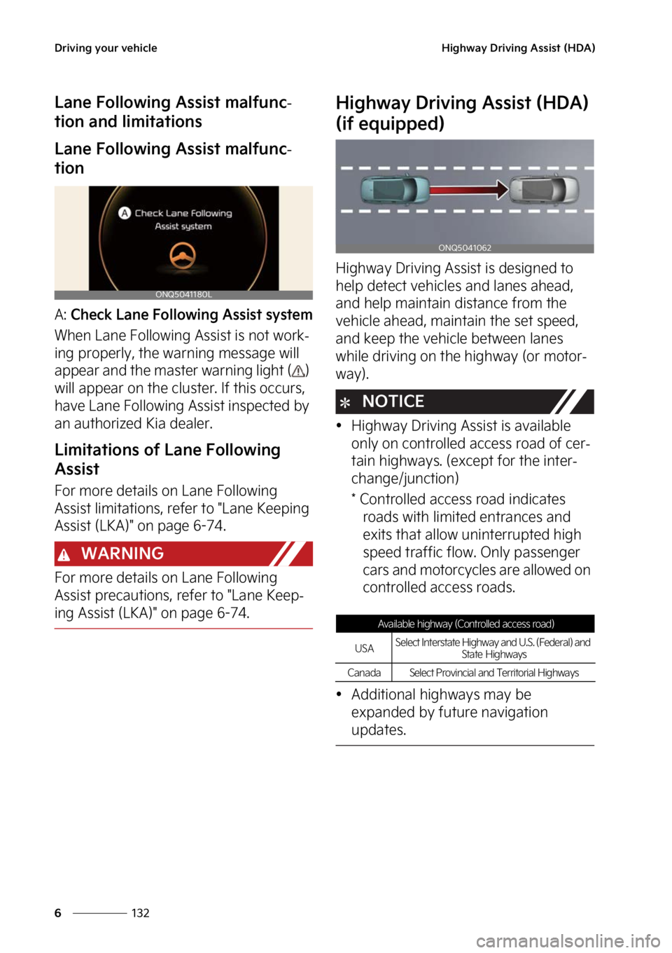 KIA SPORTAGE PHEV 2023  Owners Manual �%�S�J�W�J�O�H��Z�P�V�S��W�F�I�J�D�M�F
���
�
�)�J�H�I�X�B�Z��%�S�J�W�J�O�H��"�T�T�J�T�U��	�)�%�"�

�-�B�O�F���P�M�M�P�X�J�O�H��"�T�T�J�T�U��N�B�M�G�V�O�D-
�U�J�P�O��B�O�E��M�J�N�J�U�B�U