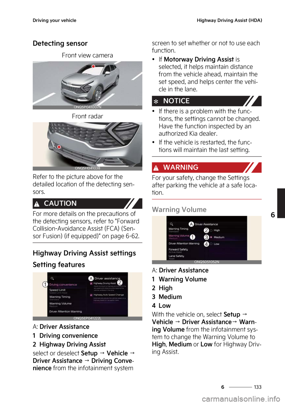 KIA SPORTAGE PHEV 2023  Owners Manual ���
�
�
�%�S�J�W�J�O�H��Z�P�V�S��W�F�I�J�D�M�F�)�J�H�I�X�B�Z��%�S�J�W�J�O�H��"�T�T�J�T�U��	�)�%�"�

�%�F�U�F�D�U�J�O�H��T�F�O�T�P�S
��S�P�O�U��W�J�F�X��D�B�N�F�S�B��S�P�O�U��S�B�E�B�S
