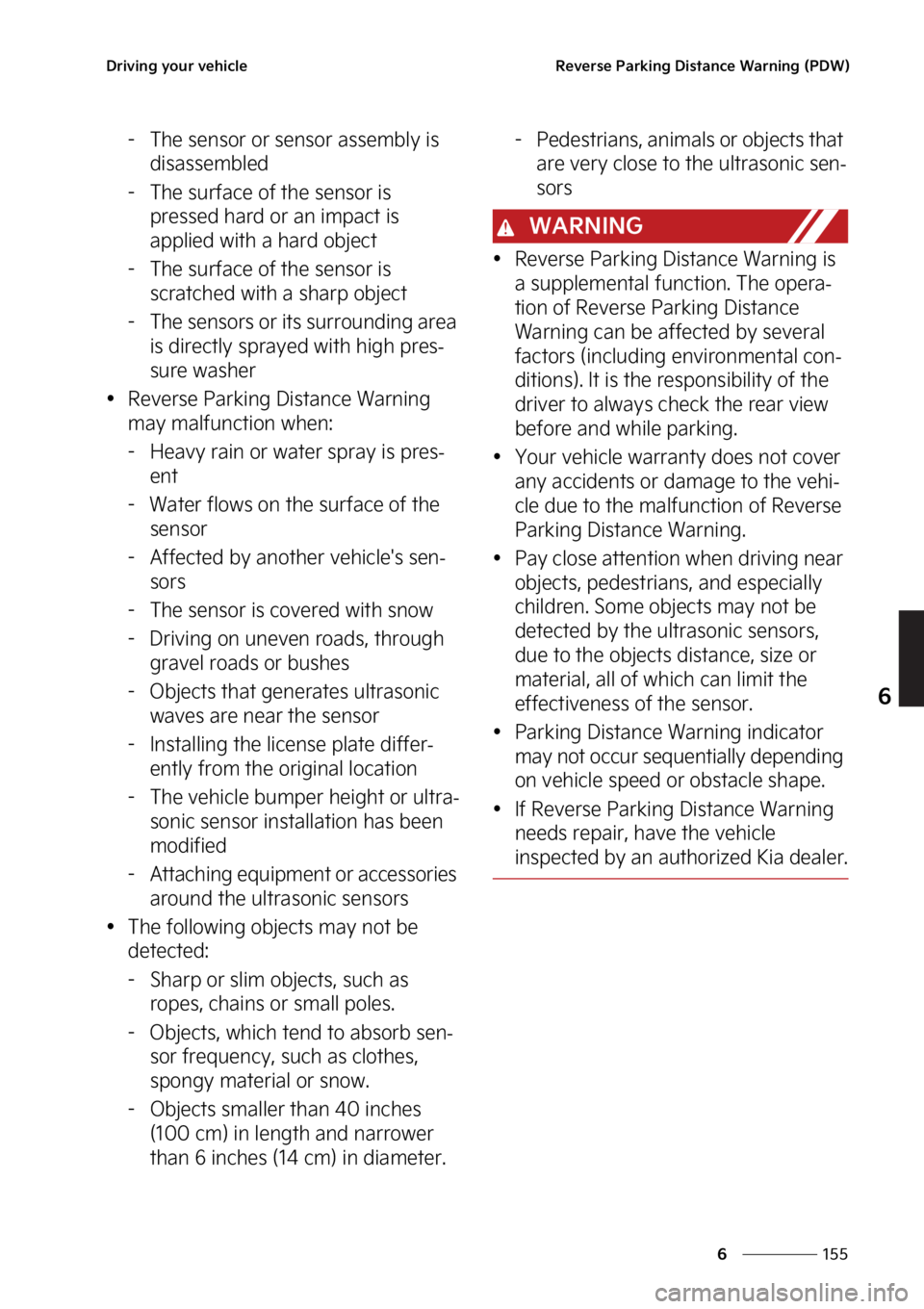 KIA SPORTAGE PHEV 2023  Owners Manual ���
�
�
�%�S�J�W�J�O�H��Z�P�V�S��W�F�I�J�D�M�F�3�F�W�F�S�T�F��1�B�S�L�J�O�H��%�J�T�U�B�O�D�F��8�B�S�O�J�O�H��	�1�%�8�

� �5�I�F��T�F�O�T�P�S��P�S��T�F�O�T�P�S��B�T�T�F�N�C�M�Z��J�T��