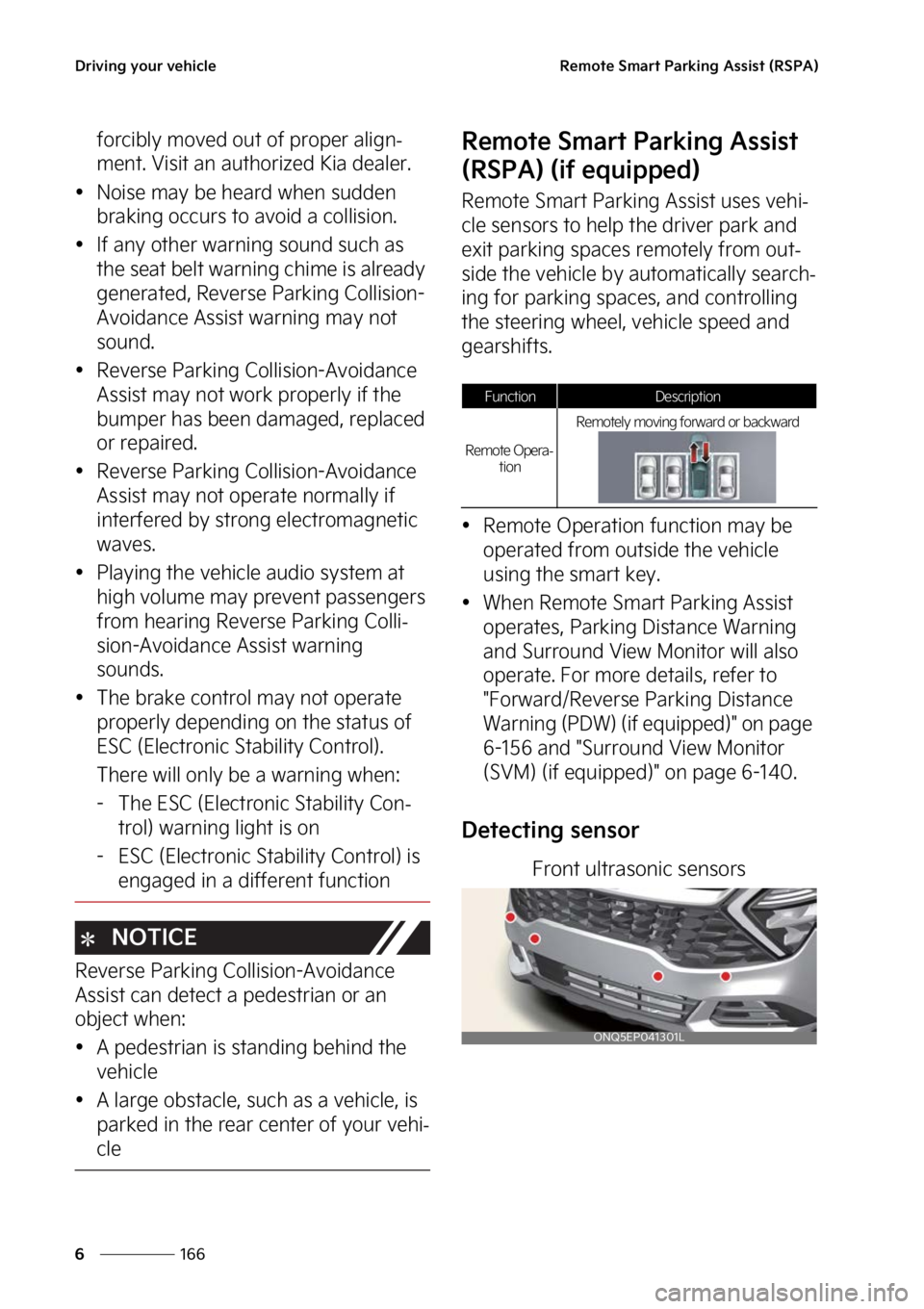 KIA SPORTAGE PHEV 2023  Owners Manual �%�S�J�W�J�O�H��Z�P�V�S��W�F�I�J�D�M�F
���
�
�3�F�N�P�U�F��4�N�B�S�U��1�B�S�L�J�O�H��"�T�T�J�T�U��	�3�4�1�"�

�G�P�S�D�J�C�M�Z��N�P�W�F�E��P�V�U��P�G��Q�S�P�Q�F�S��B�M�J�H�O-
�N�F�O�U�