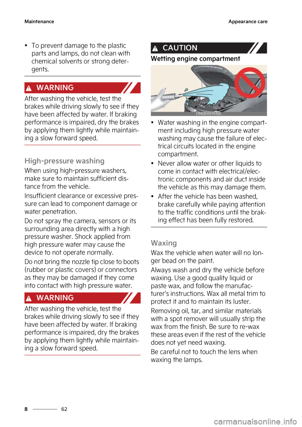 KIA SPORTAGE PHEV 2023  Owners Manual �.�B�J�O�U�F�O�B�O�D�F
��
�
�"�Q�Q�F�B�S�B�O�D�F��D�B�S�F
