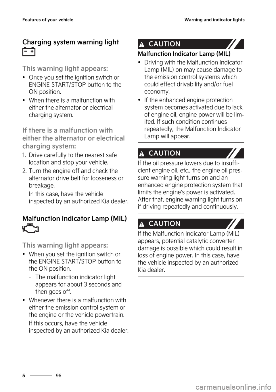 KIA SPORTAGE HYBRID 2023  Owners Manual ��F�B�U�V�S�F�T��P�G��Z�P�V�S��W�F�I�J�D�M�F
��
�
�8�B�S�O�J�O�H��B�O�E��J�O�E�J�D�B�U�P�S��M�J�H�I�U�T
�$�I�B�S�H�J�O�H��T�Z�T�U�F�N��X�B�S�O�J�O�H��M�J�H�I�U�
�5�I�J�T��X�B�S�O�J�O�H�