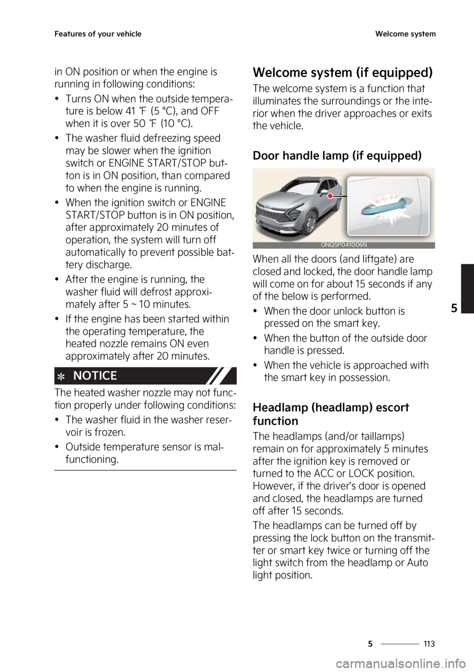 KIA SPORTAGE HYBRID 2023  Owners Manual ���
�
�
��F�B�U�V�S�F�T��P�G��Z�P�V�S��W�F�I�J�D�M�F�8�F�M�D�P�N�F��T�Z�T�U�F�N
�J�O��0�/��Q�P�T�J�U�J�P�O��P�S��X�I�F�O��U�I�F��F�O�H�J�O�F��J�T�
�S�V�O�O�J�O�H��J�O��G�P�M�M�P�X�