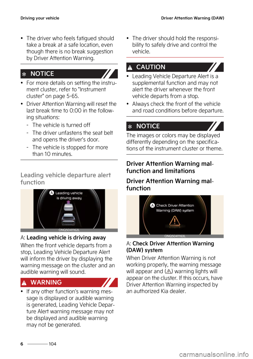 KIA SPORTAGE HYBRID 2023  Owners Manual �%�S�J�W�J�O�H��Z�P�V�S��W�F�I�J�D�M�F
���
�
�%�S�J�W�F�S��"�U�U�F�O�U�J�P�O��8�B�S�O�J�O�H��	�%�"�8�

