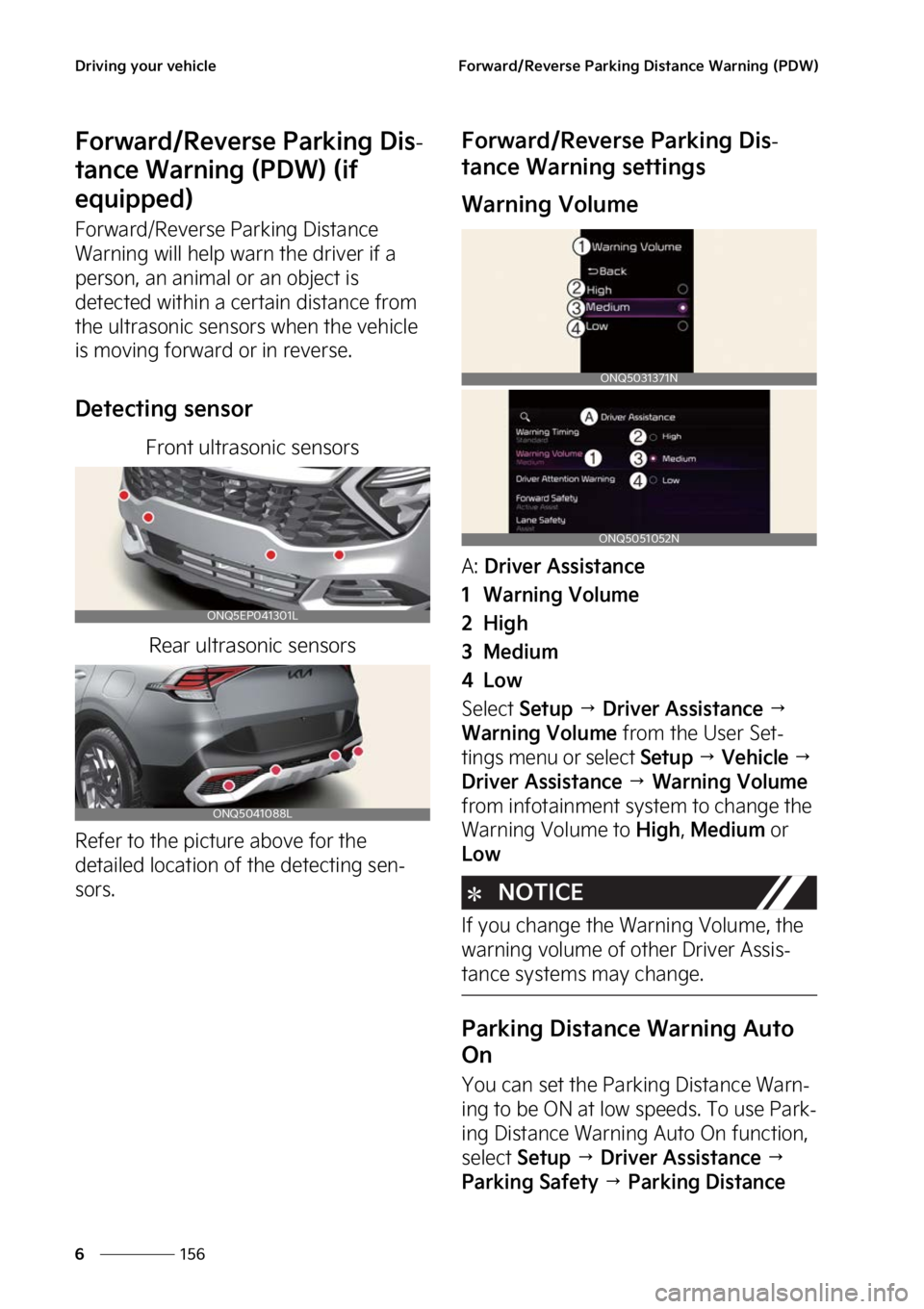 KIA SPORTAGE HYBRID 2023  Owners Manual �%�S�J�W�J�O�H��Z�P�V�S��W�F�I�J�D�M�F
���
�
��P�S�X�B�S�E��3�F�W�F�S�T�F��1�B�S�L�J�O�H��%�J�T�U�B�O�D�F��8�B�S�O�J�O�H��	�1�%�8�

��P�S�X�B�S�E��3�F�W�F�S�T�F��1�B�S�L�J�O�H��%�J�T-
