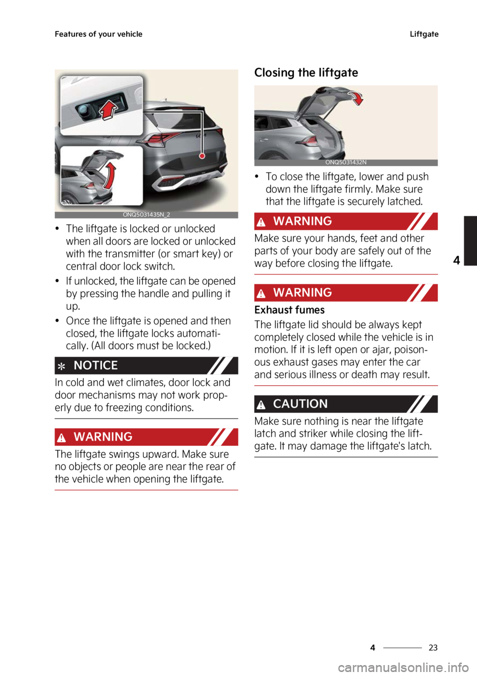 KIA SPORTAGE 2023  Owners Manual ��
�
�
��F�B�U�V�S�F�T��P�G��Z�P�V�S��W�F�I�J�D�M�F�-�J�G�U�H�B�U�F
