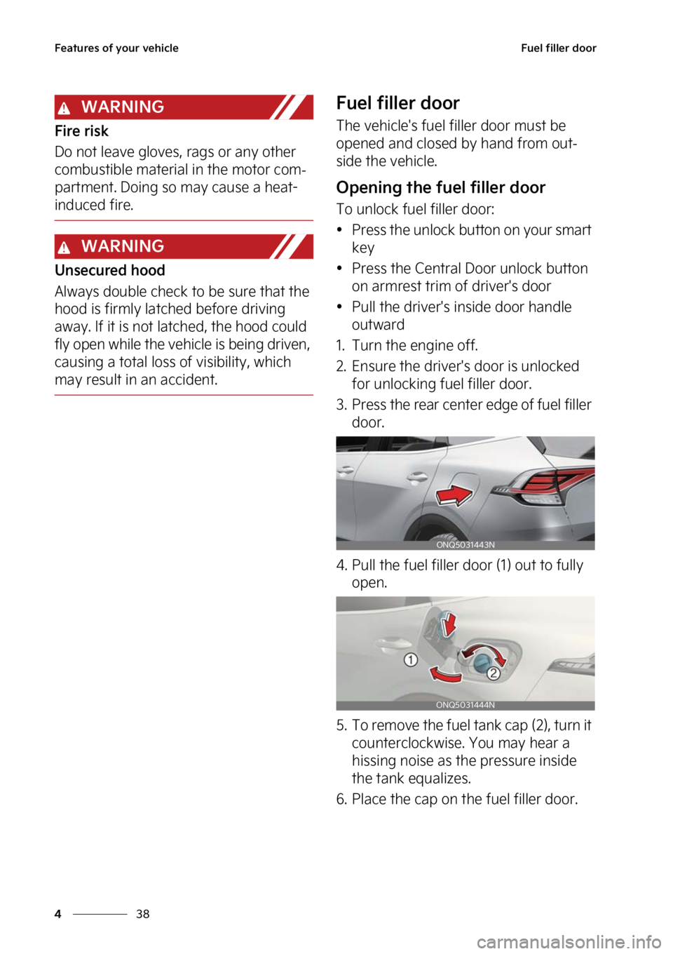 KIA SPORTAGE 2023  Owners Manual ��F�B�U�V�S�F�T��P�G��Z�P�V�S��W�F�I�J�D�M�F
��
�
��V�F�M��G�J�M�M�F�S��E�P�P�S
�8�"�3�/�*�/�(
��J�S�F��S�J�T�L
�%�P��O�P�U��M�F�B�W�F��H�M�P�W�F�T�
��S�B�H�T��P�S��B�O�Z��P�U�I�F�S