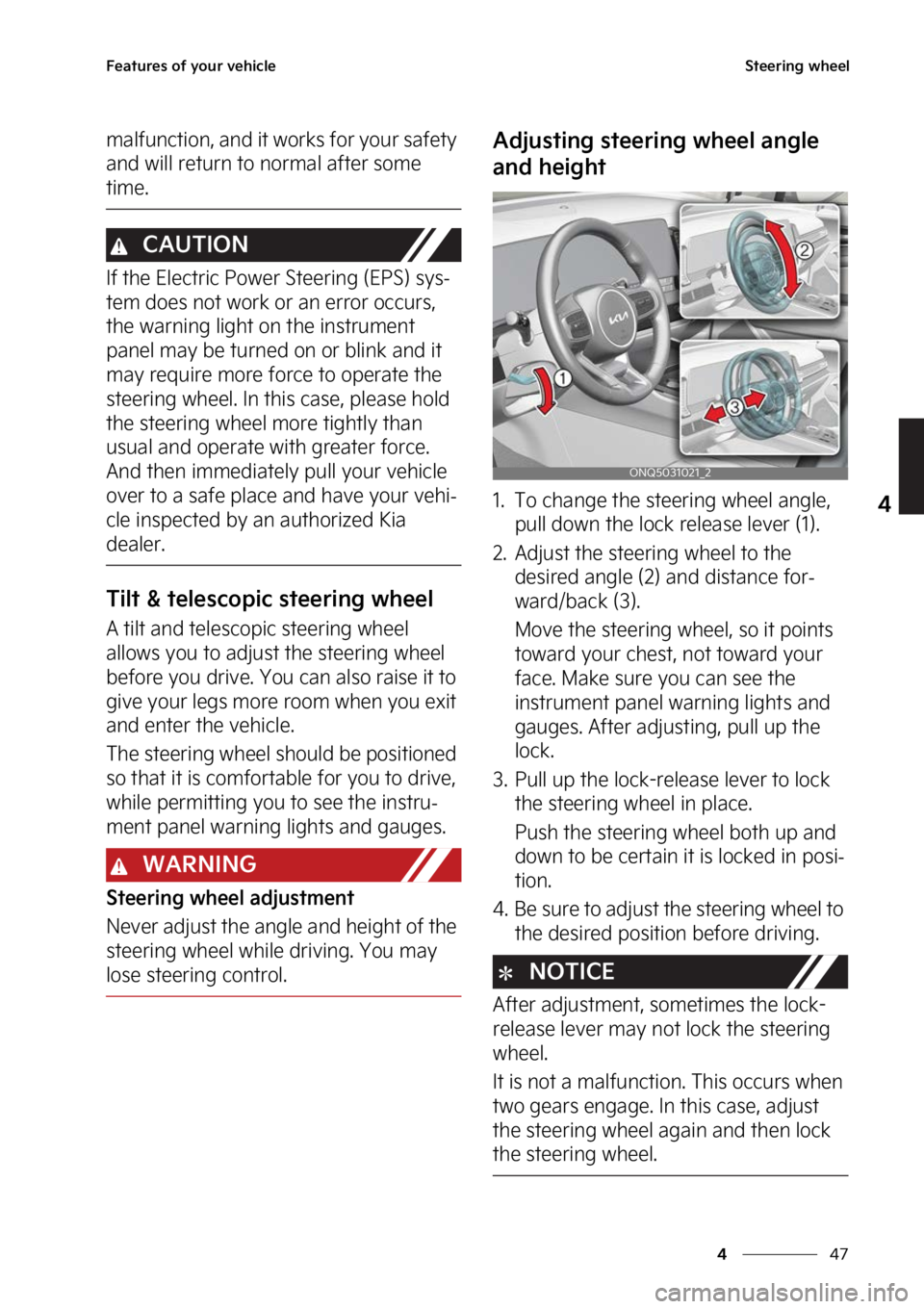 KIA SPORTAGE 2023  Owners Manual ��
�
�
��F�B�U�V�S�F�T��P�G��Z�P�V�S��W�F�I�J�D�M�F�4�U�F�F�S�J�O�H��X�I�F�F�M
�N�B�M�G�V�O�D�U�J�P�O�
��B�O�E��J�U��X�P�S�L�T��G�P�S��Z�P�V�S��T�B�G�F�U�Z�
�B�O�E��X�J�M�M��S�F�U�V�