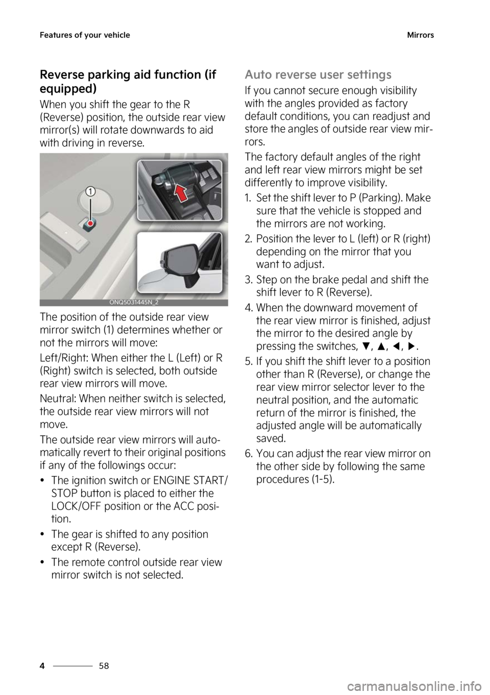 KIA SPORTAGE 2023  Owners Manual ��F�B�U�V�S�F�T��P�G��Z�P�V�S��W�F�I�J�D�M�F
��
�
�.�J�S�S�P�S�T
�3�F�W�F�S�T�F��Q�B�S�L�J�O�H��B�J�E��G�V�O�D�U�J�P�O��	�J�G�
�F�R�V�J�Q�Q�F�E�

�8�I�F�O��Z�P�V��T�I�J�G�U��U�I�F��H�F