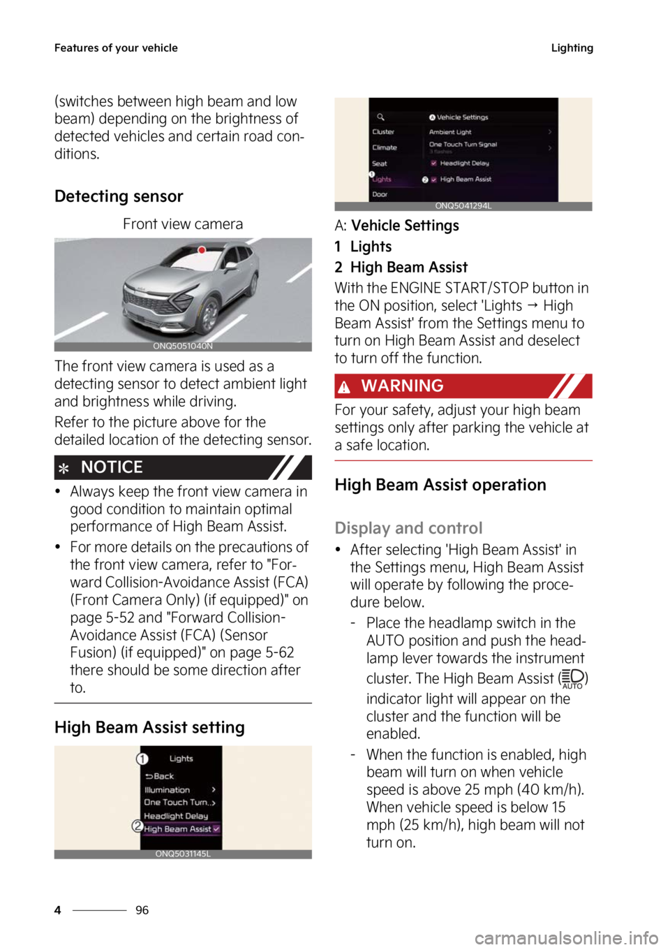 KIA SPORTAGE 2023  Owners Manual ��F�B�U�V�S�F�T��P�G��Z�P�V�S��W�F�I�J�D�M�F
��
�
�-�J�H�I�U�J�O�H
�	�T�X�J�U�D�I�F�T��C�F�U�X�F�F�O��I�J�H�I��C�F�B�N��B�O�E��M�P�X�
�C�F�B�N�
��E�F�Q�F�O�E�J�O�H��P�O��U�I�F��C�S�J�