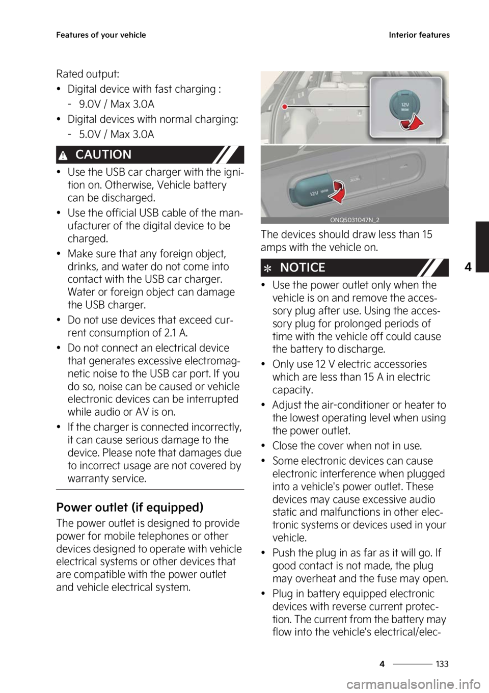 KIA SPORTAGE 2023  Owners Manual ���
�
�
��F�B�U�V�S�F�T��P�G��Z�P�V�S��W�F�I�J�D�M�F�*�O�U�F�S�J�P�S��G�F�B�U�V�S�F�T
�3�B�U�F�E��P�V�U�Q�V�U�
